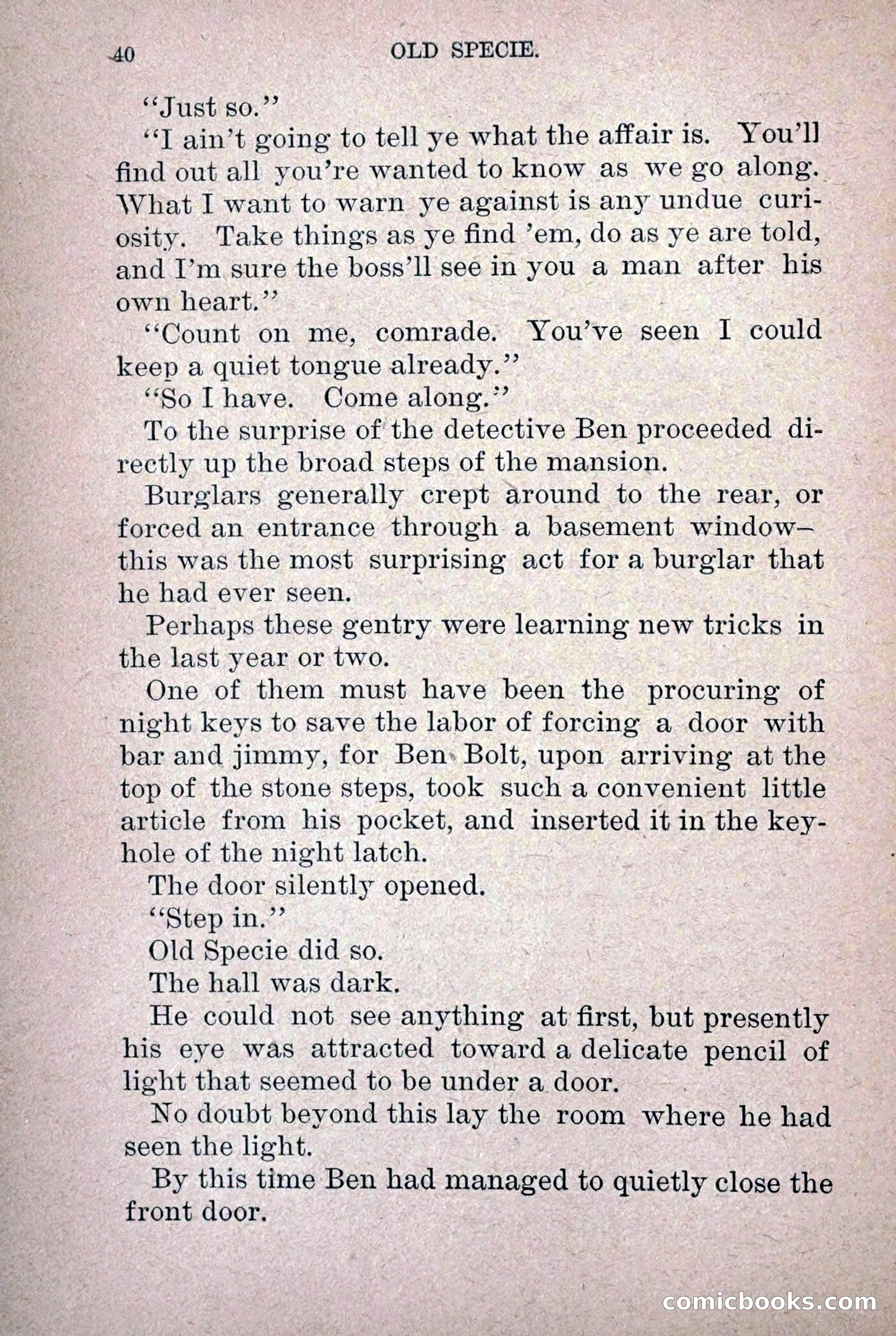 Old Specie, the Treasury Detective; or, The Harbor Lights of New York — page 48 of 220