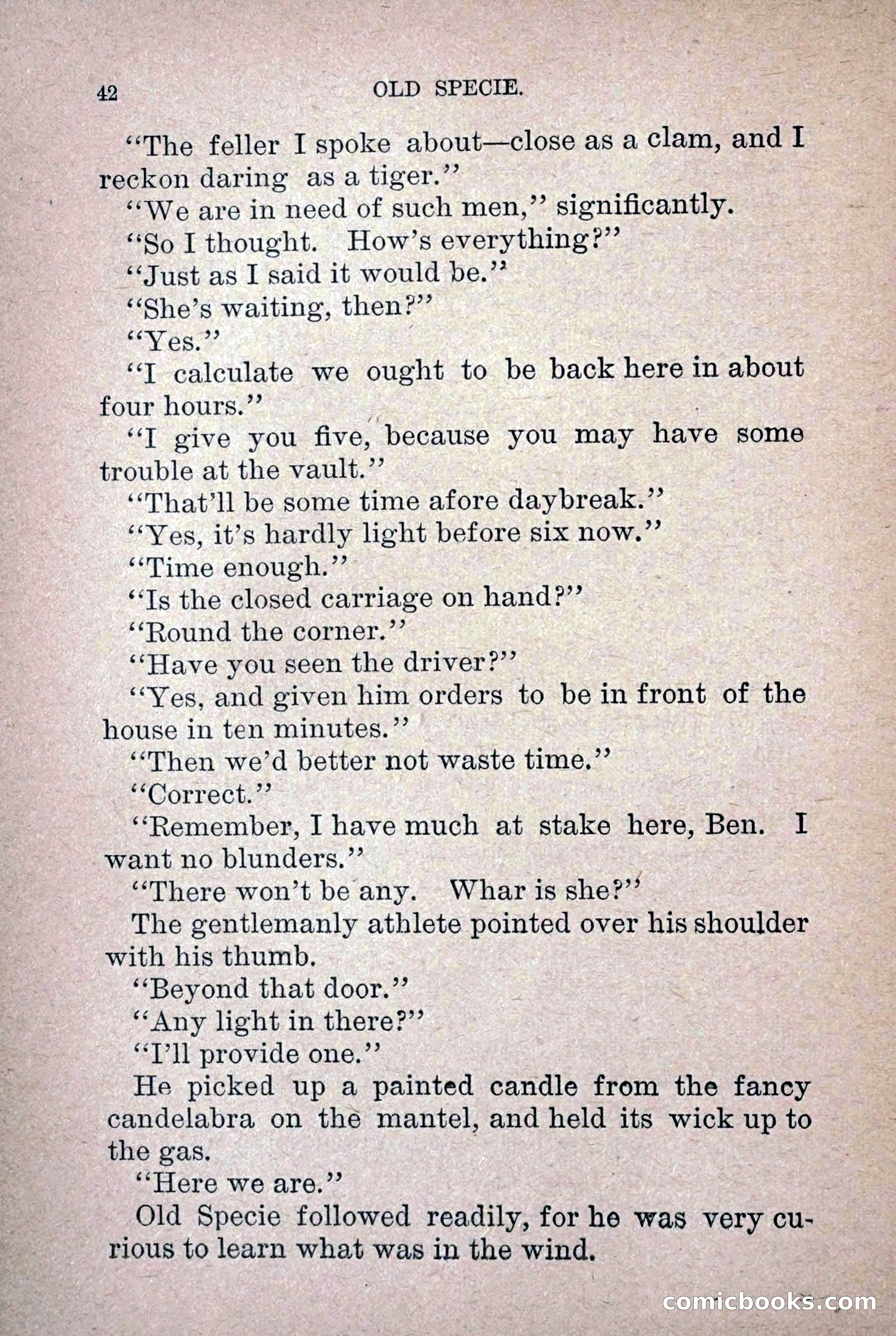 Old Specie, the Treasury Detective; or, The Harbor Lights of New York — page 50 of 220