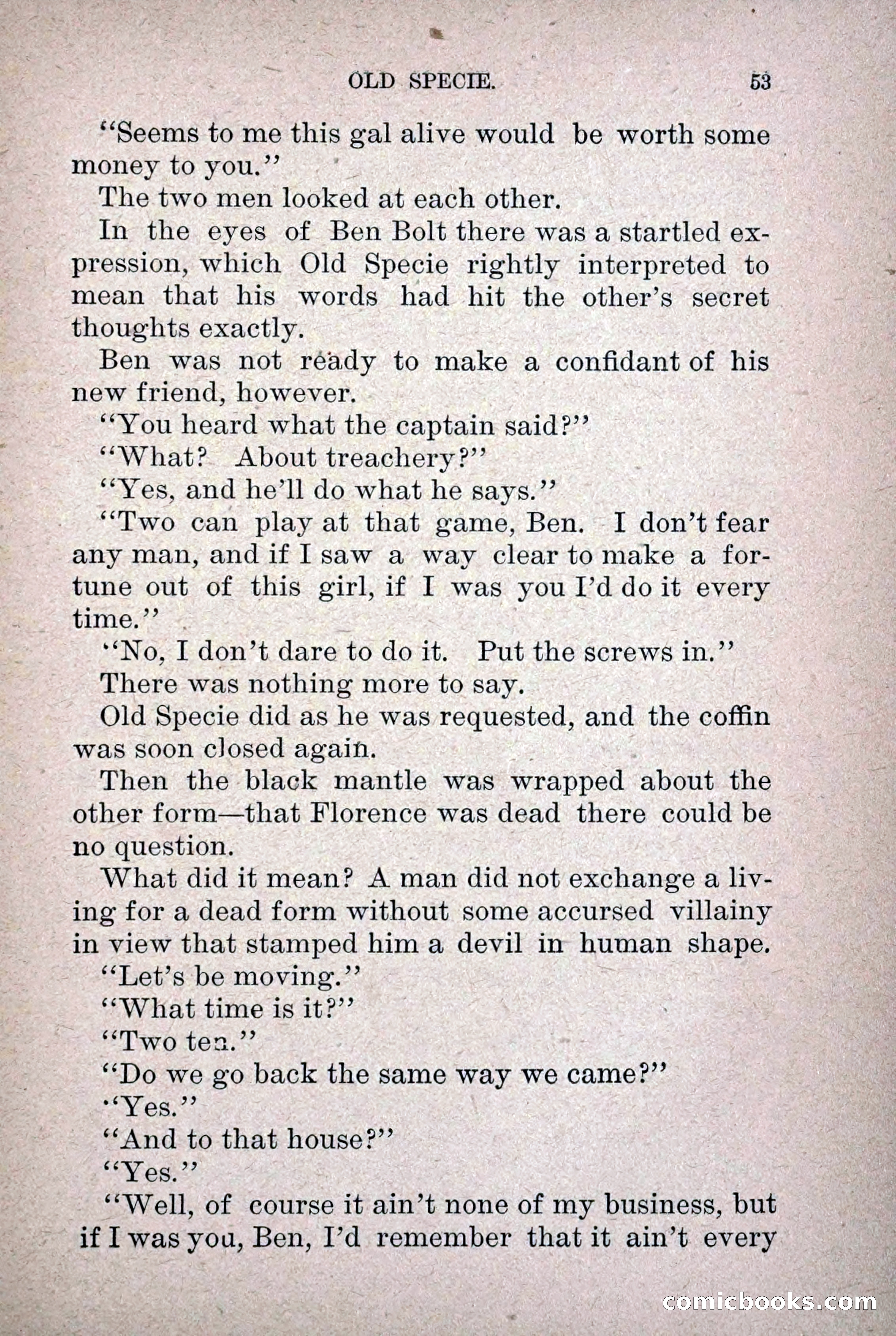Old Specie, the Treasury Detective; or, The Harbor Lights of New York — page 61 of 220
