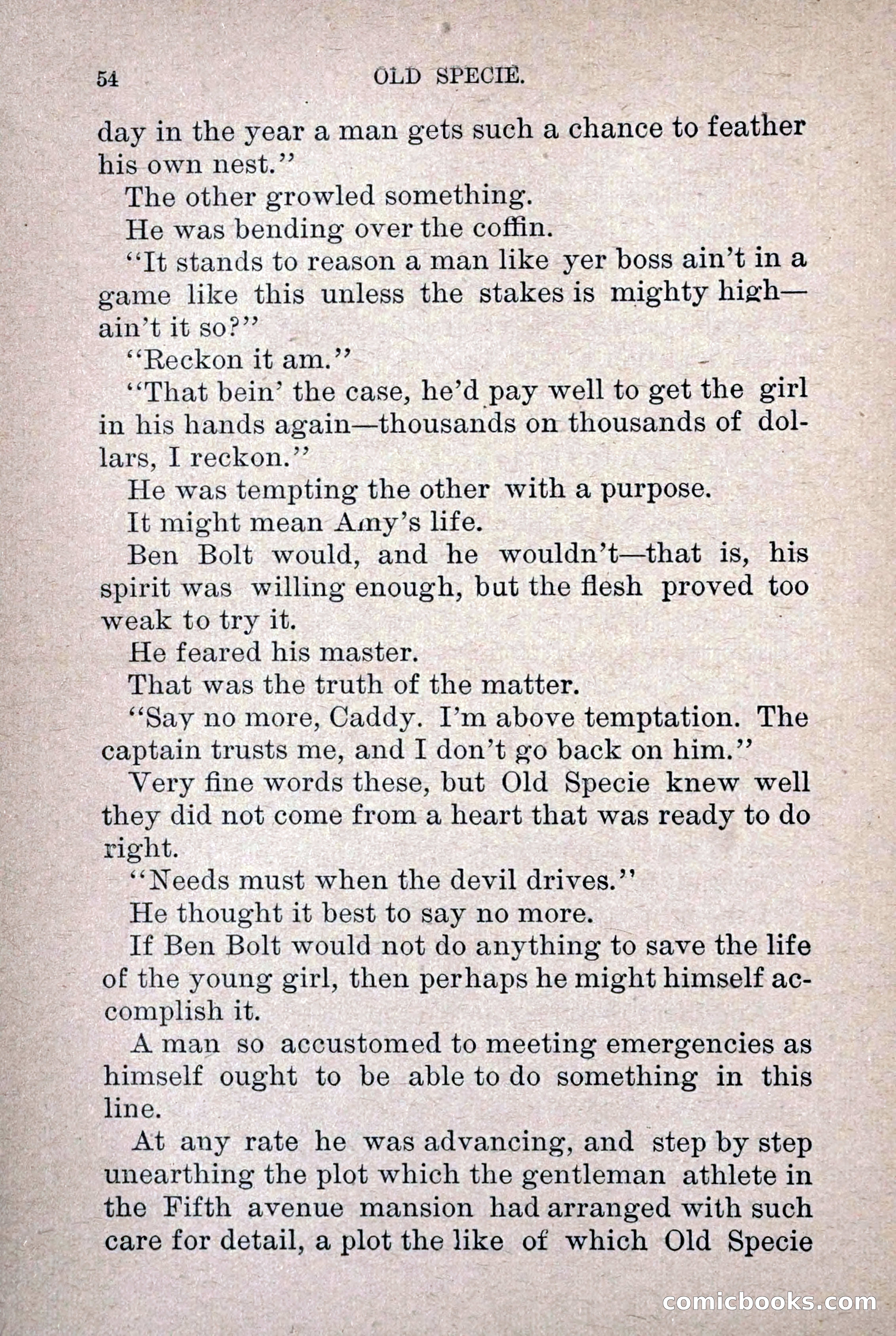 Old Specie, the Treasury Detective; or, The Harbor Lights of New York — page 62 of 220