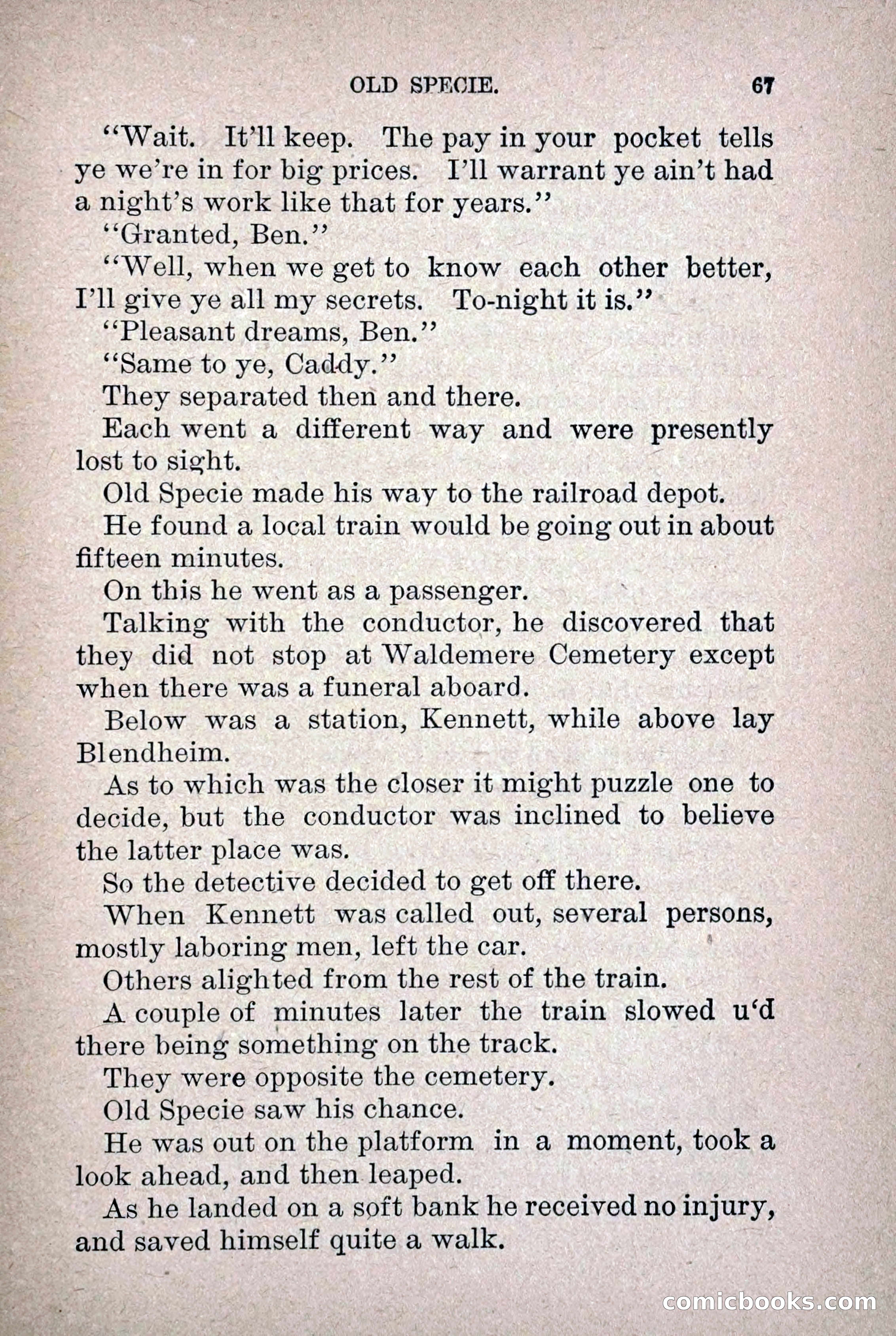 Old Specie, the Treasury Detective; or, The Harbor Lights of New York — page 75 of 220