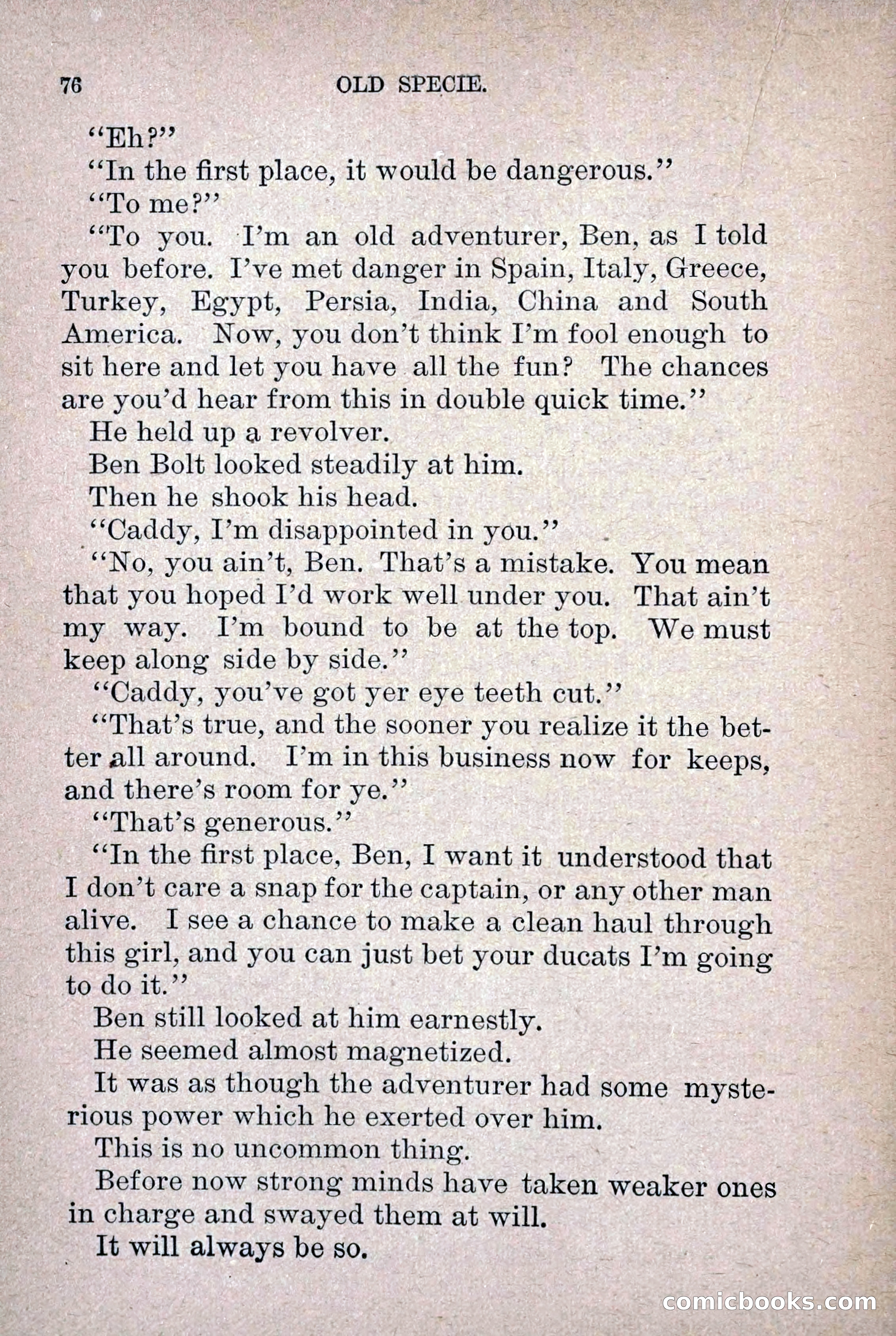 Old Specie, the Treasury Detective; or, The Harbor Lights of New York — page 84 of 220