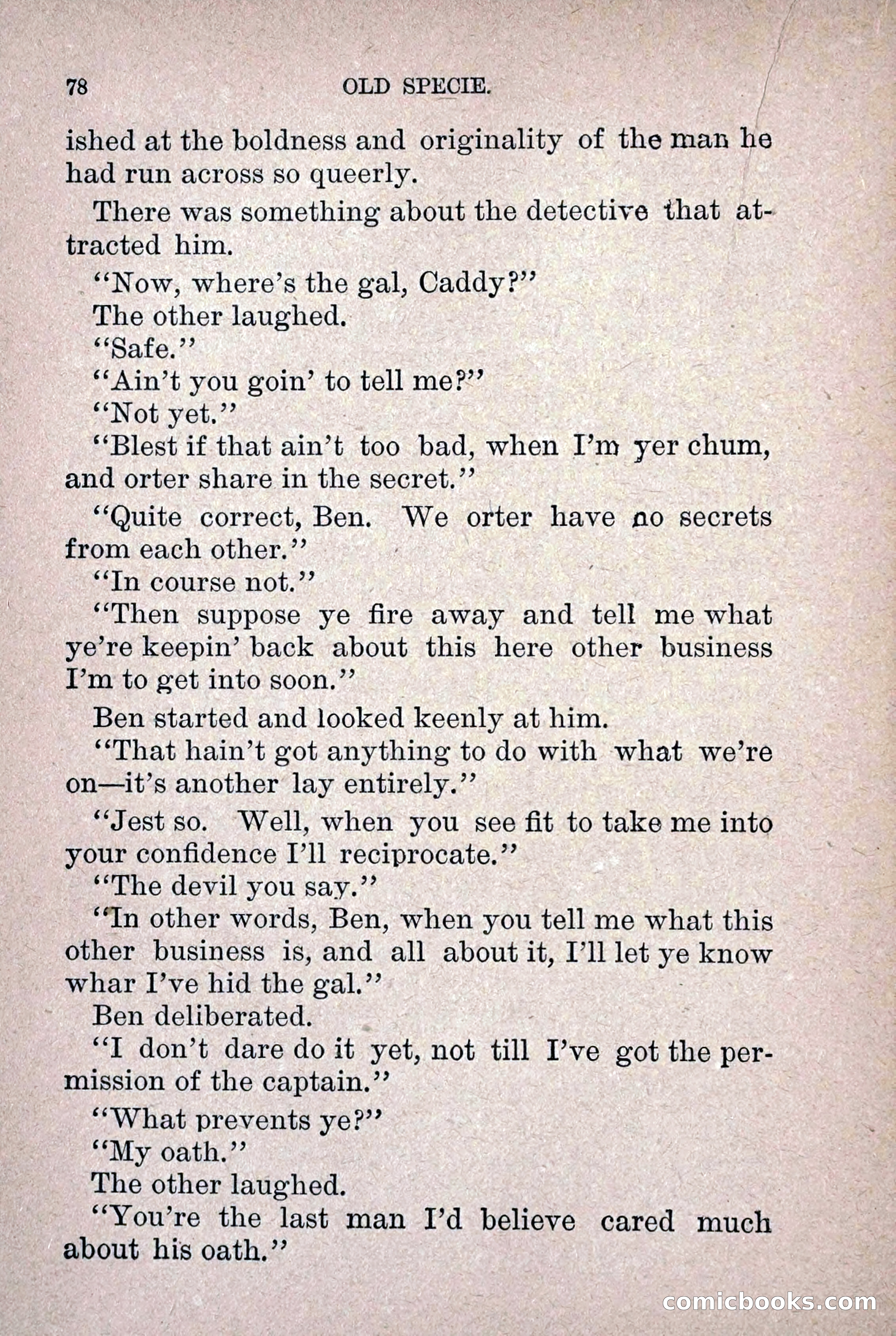 Old Specie, the Treasury Detective; or, The Harbor Lights of New York — page 86 of 220