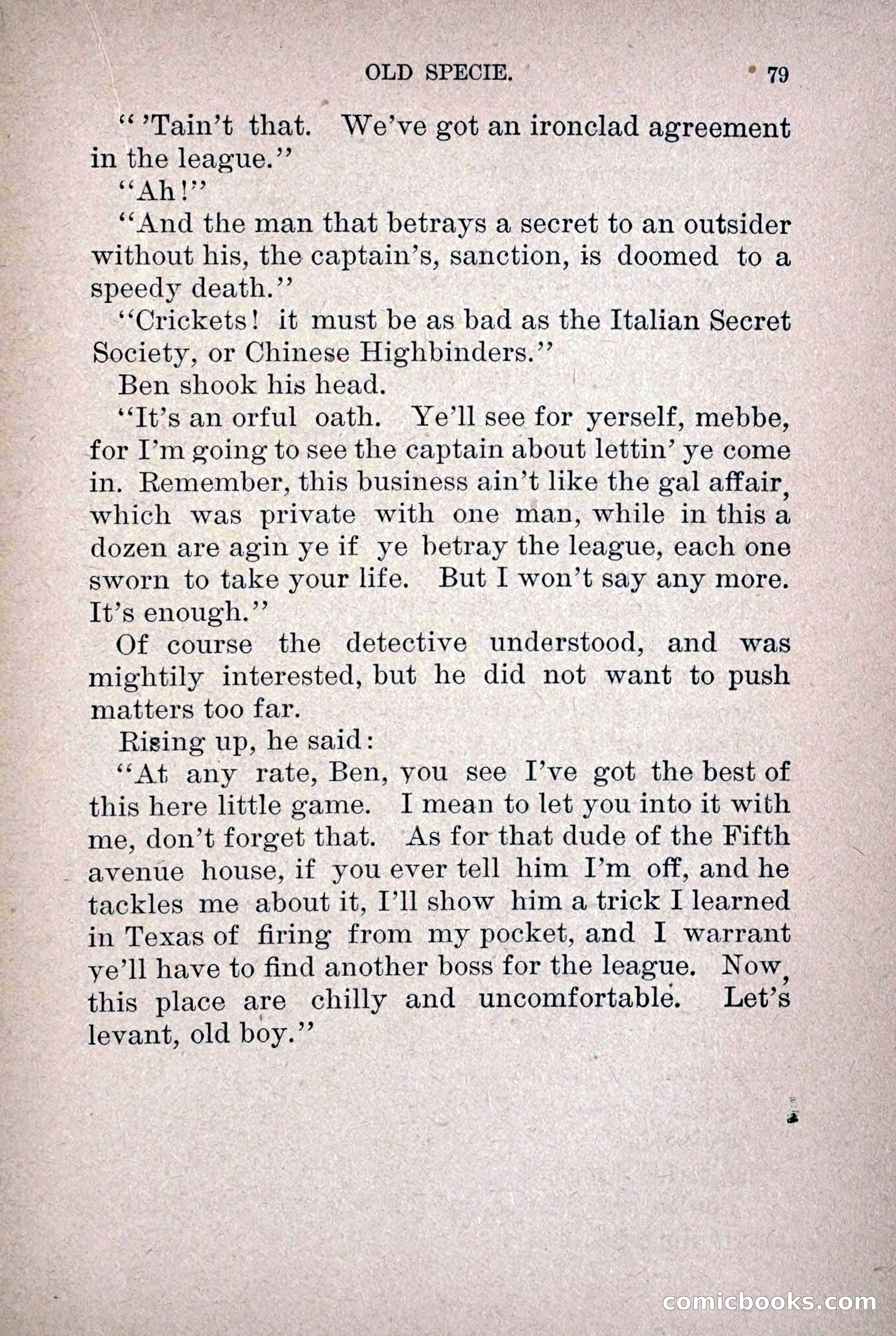 Old Specie, the Treasury Detective; or, The Harbor Lights of New York — page 87 of 220