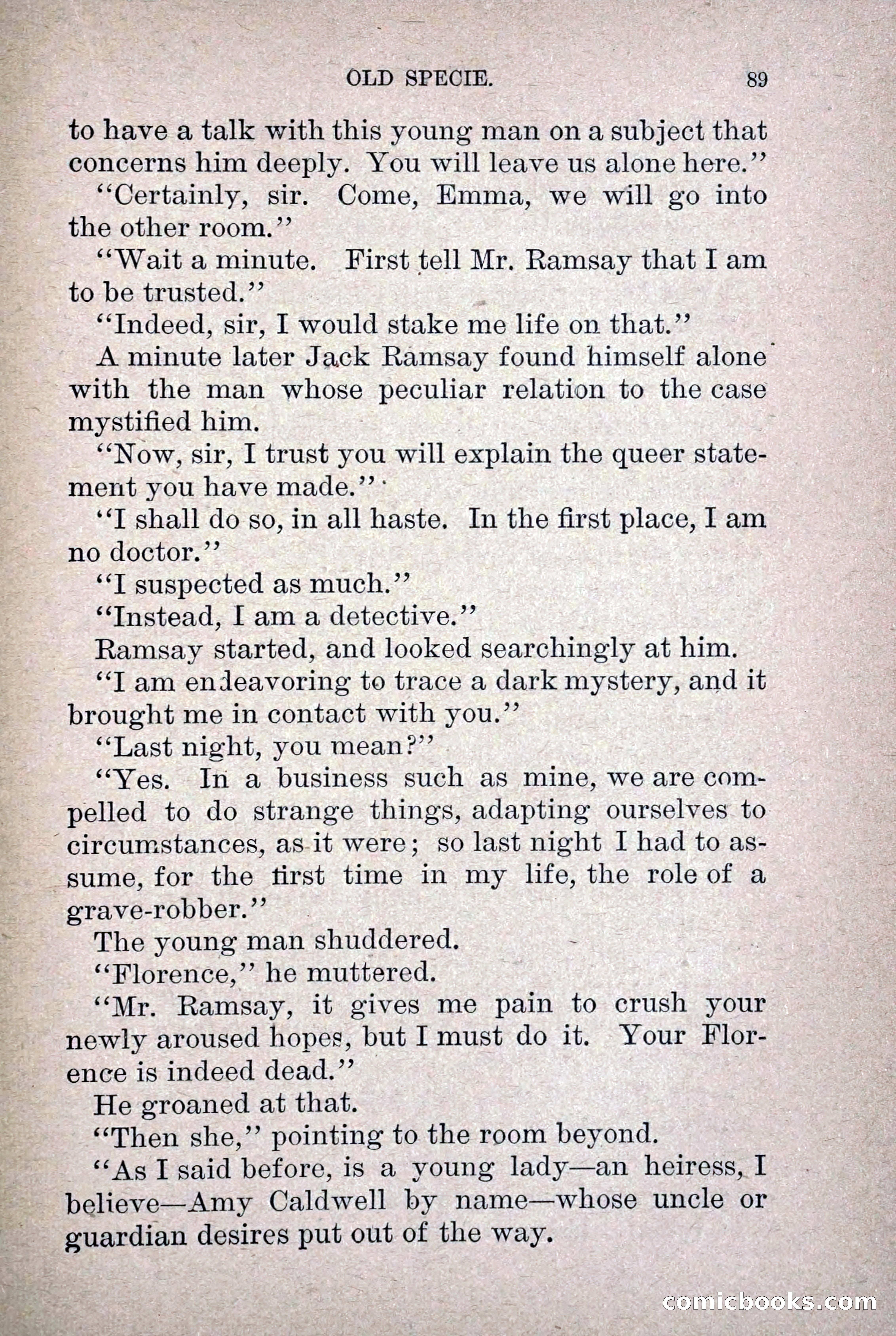Old Specie, the Treasury Detective; or, The Harbor Lights of New York — page 97 of 220