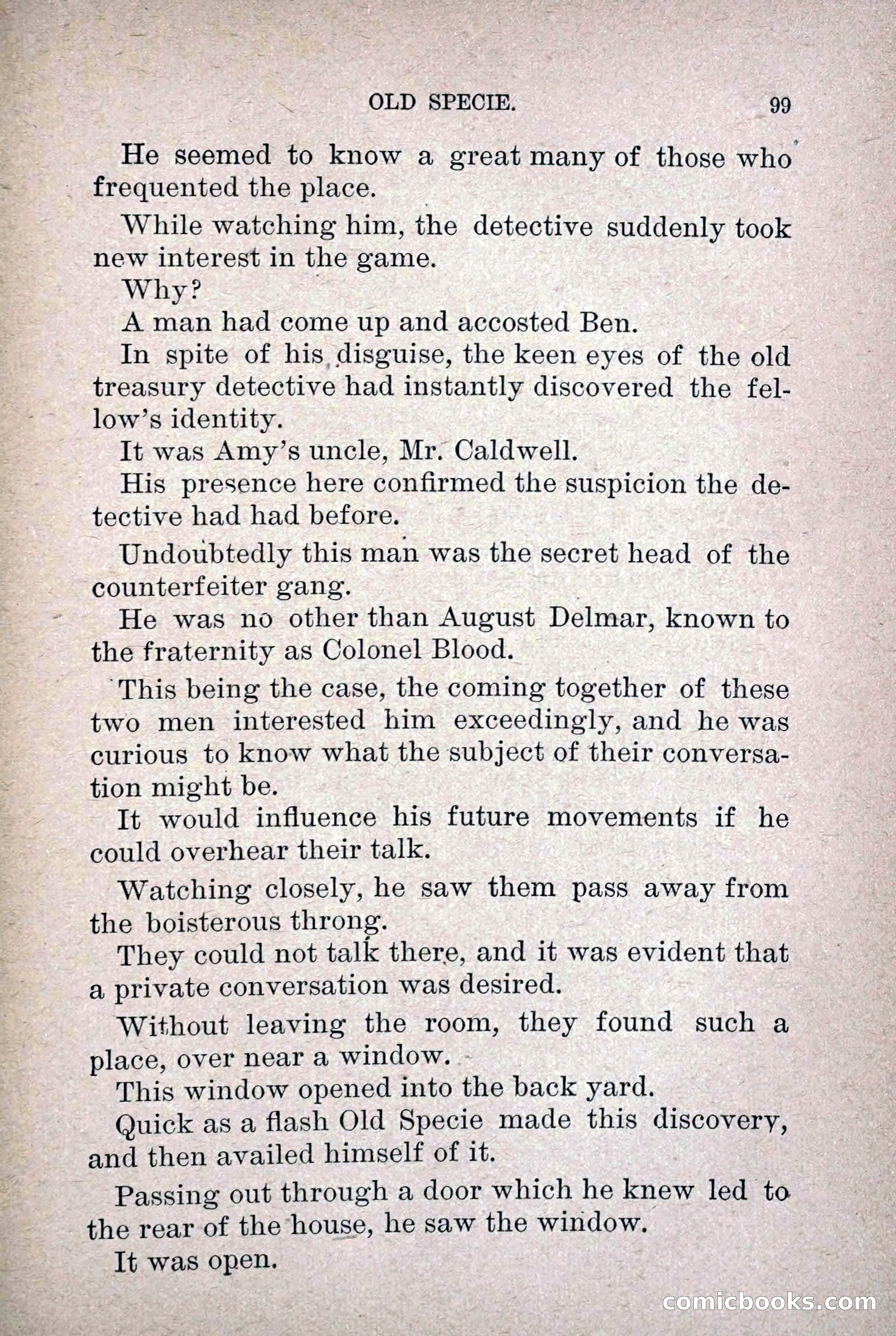 Old Specie, the Treasury Detective; or, The Harbor Lights of New York — page 107 of 220