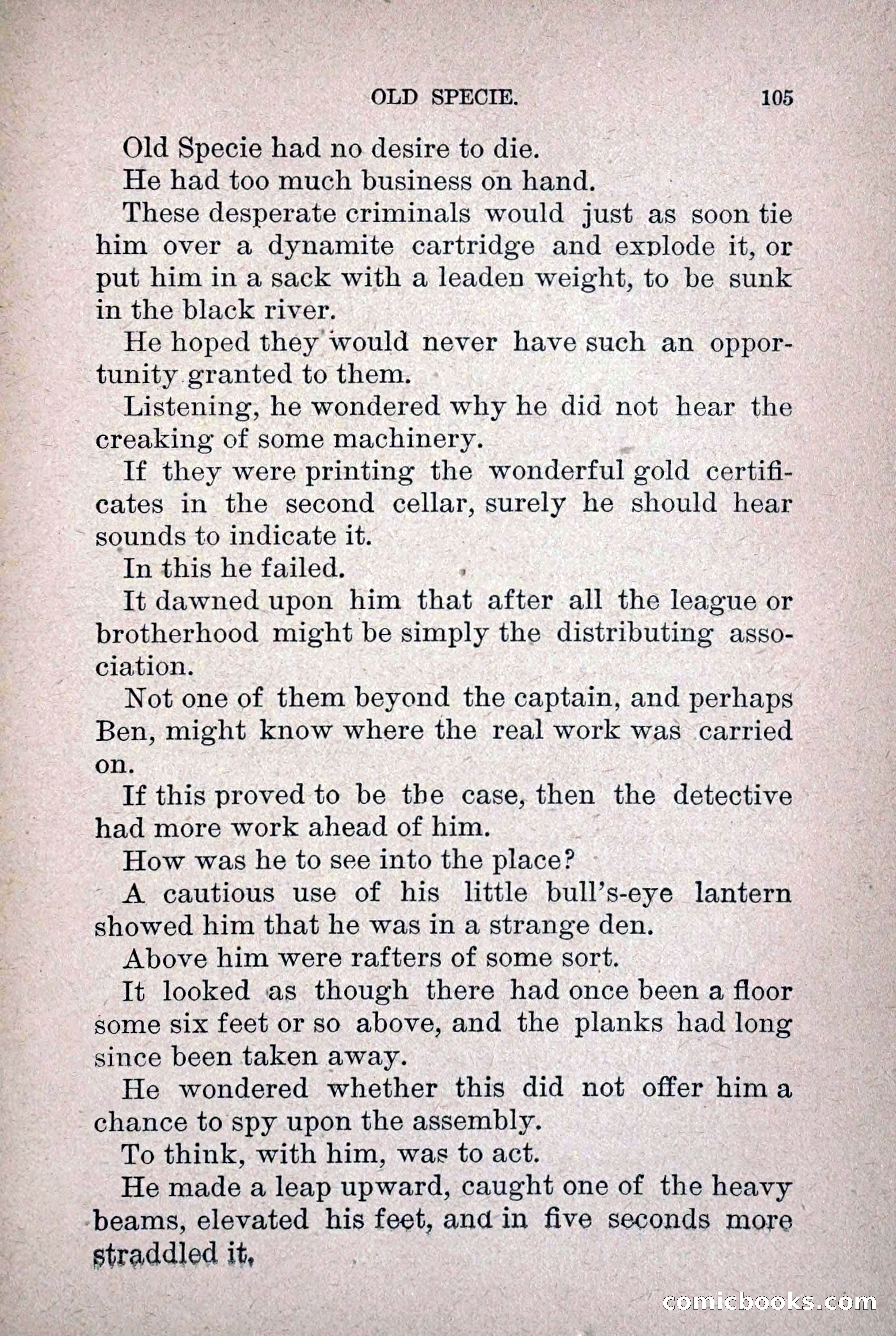 Old Specie, the Treasury Detective; or, The Harbor Lights of New York — page 113 of 220