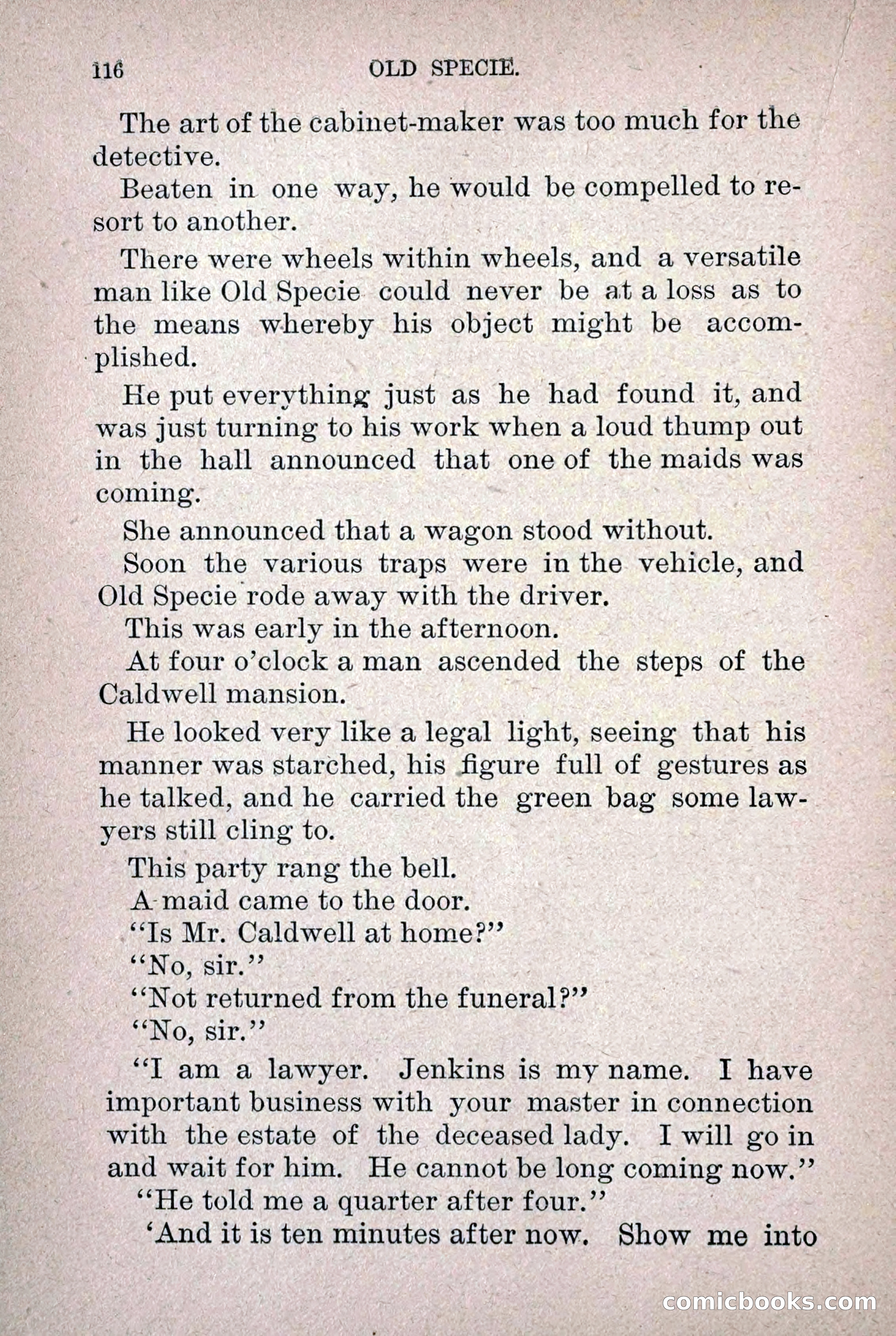 Old Specie, the Treasury Detective; or, The Harbor Lights of New York — page 124 of 220