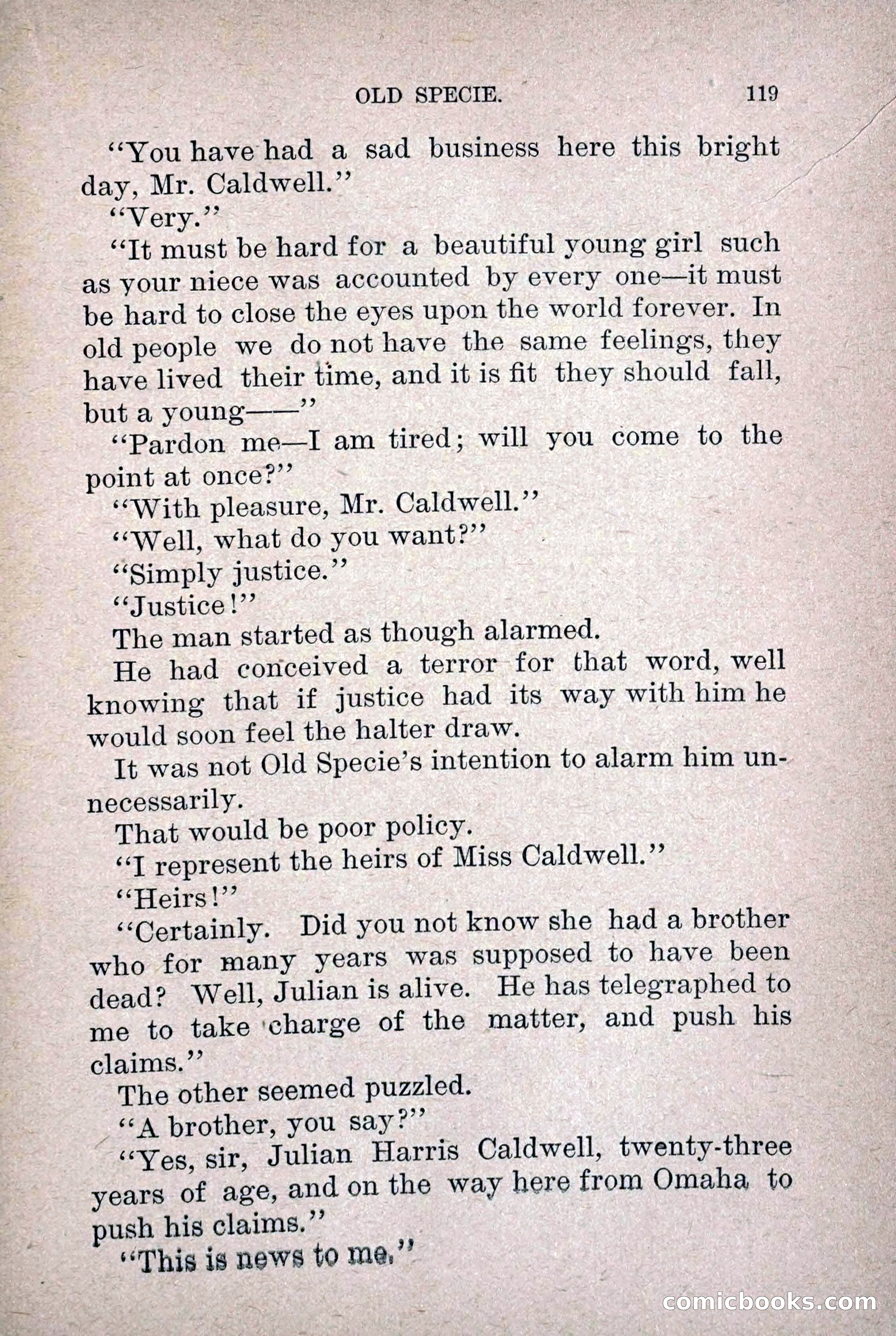 Old Specie, the Treasury Detective; or, The Harbor Lights of New York — page 127 of 220
