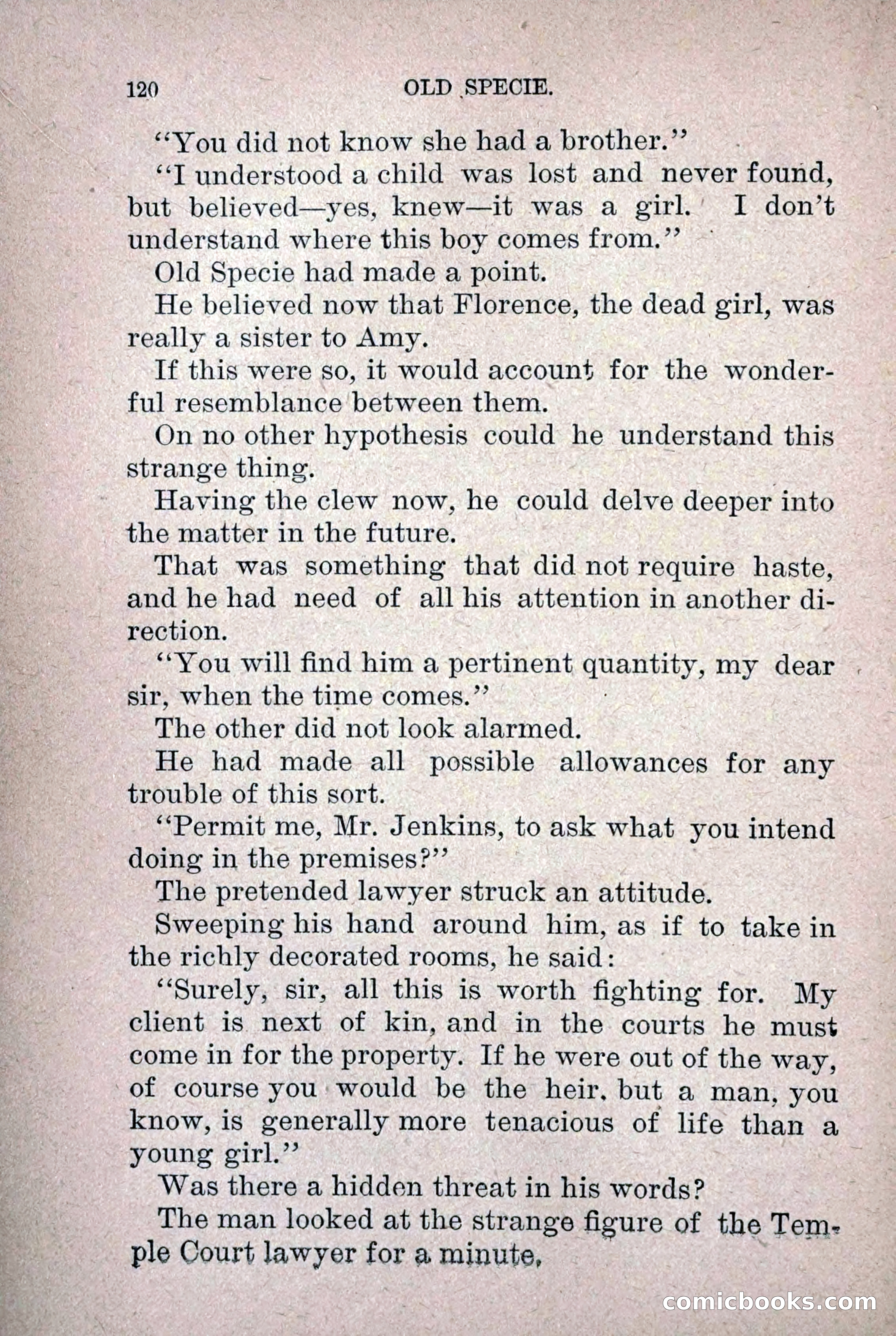 Old Specie, the Treasury Detective; or, The Harbor Lights of New York — page 128 of 220