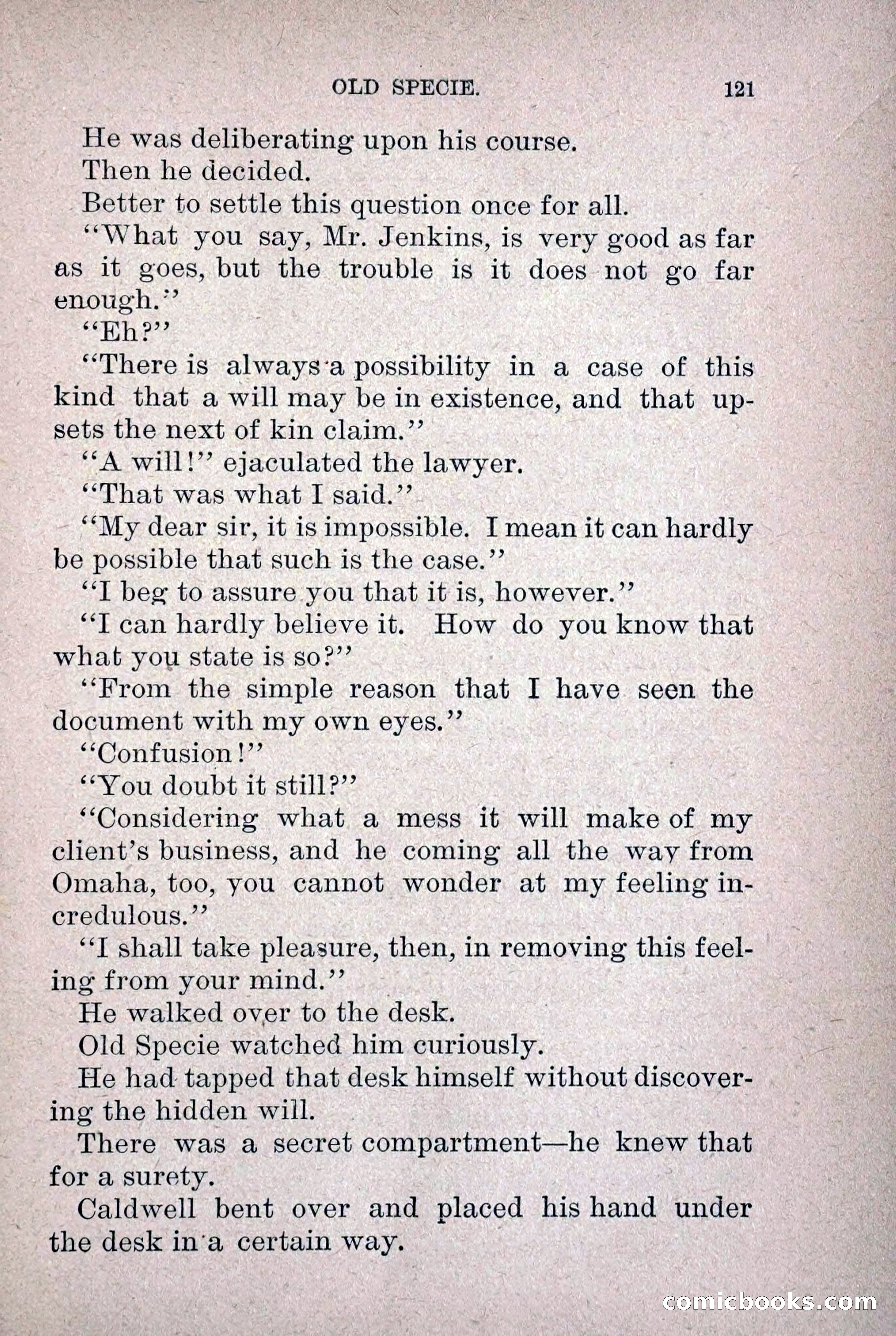 Old Specie, the Treasury Detective; or, The Harbor Lights of New York — page 129 of 220