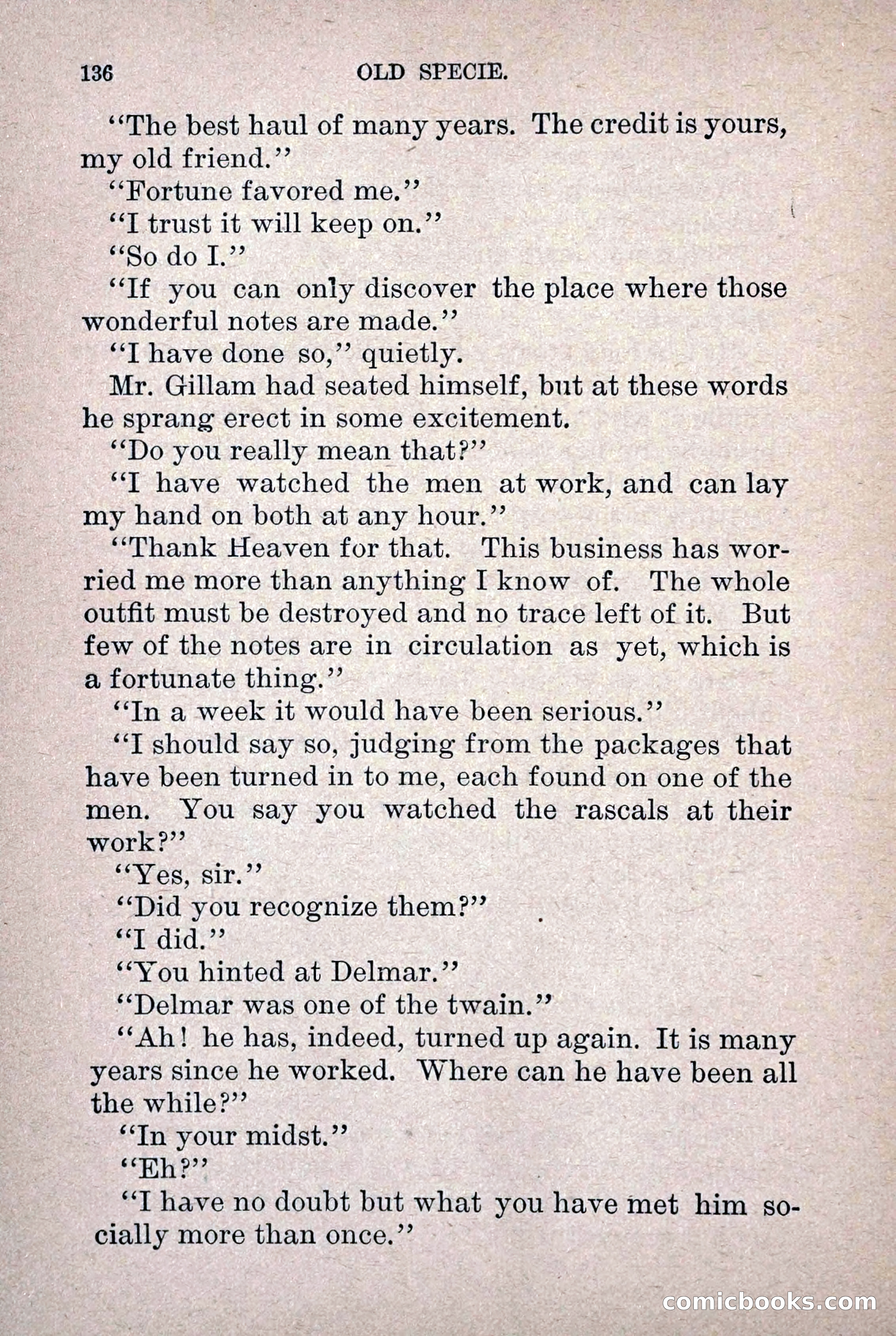 Old Specie, the Treasury Detective; or, The Harbor Lights of New York — page 144 of 220