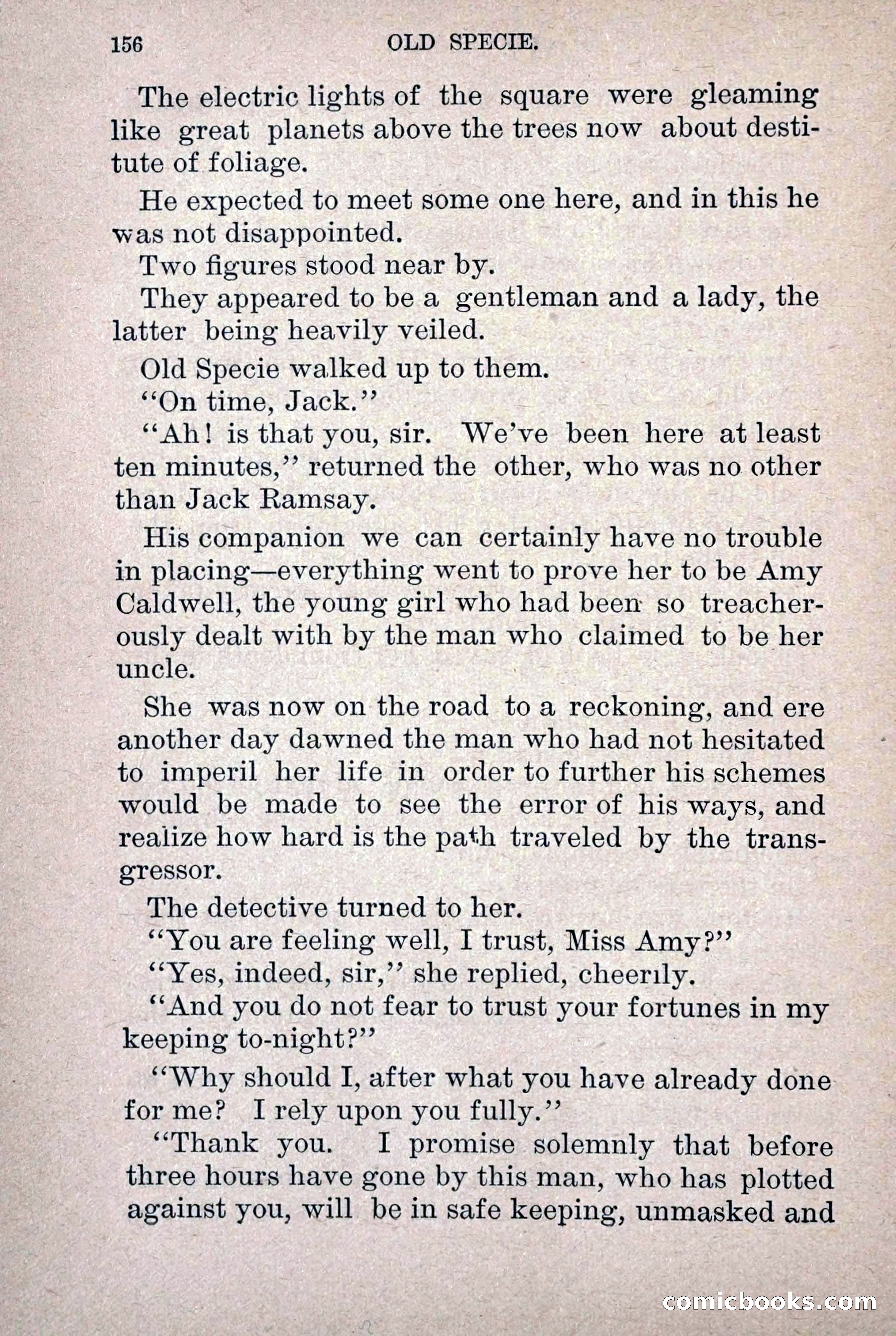 Old Specie, the Treasury Detective; or, The Harbor Lights of New York — page 164 of 220