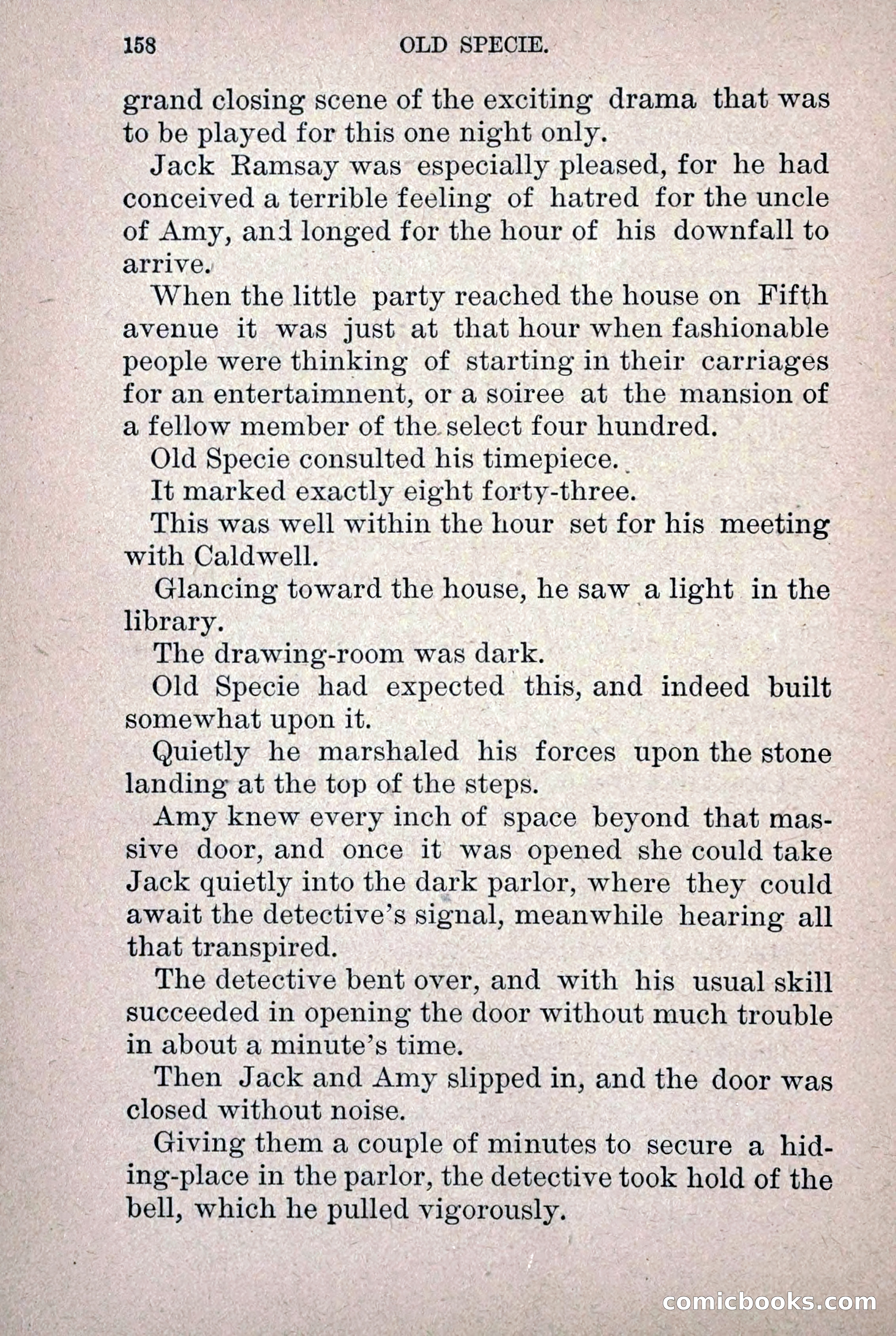 Old Specie, the Treasury Detective; or, The Harbor Lights of New York — page 166 of 220
