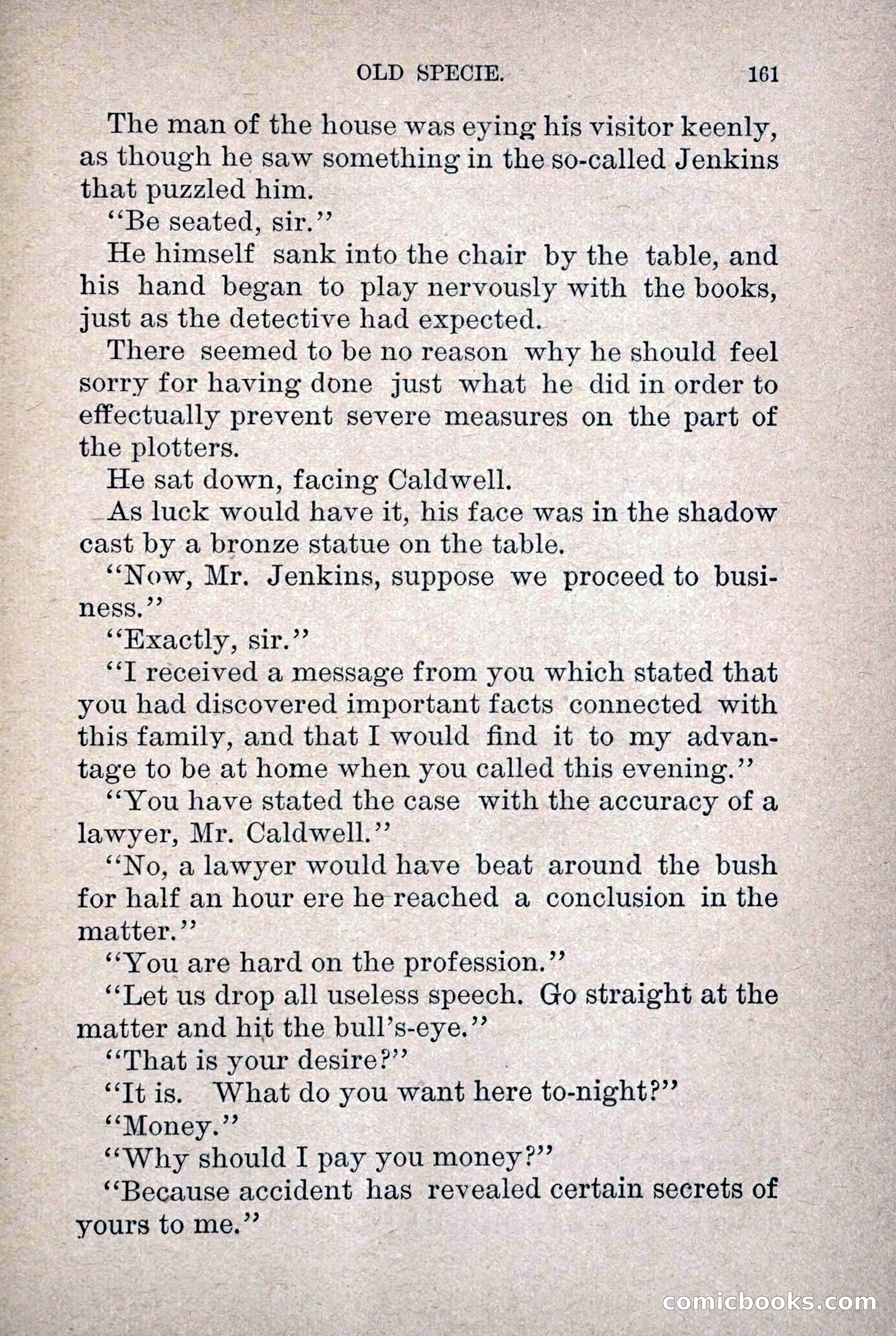 Old Specie, the Treasury Detective; or, The Harbor Lights of New York — page 169 of 220