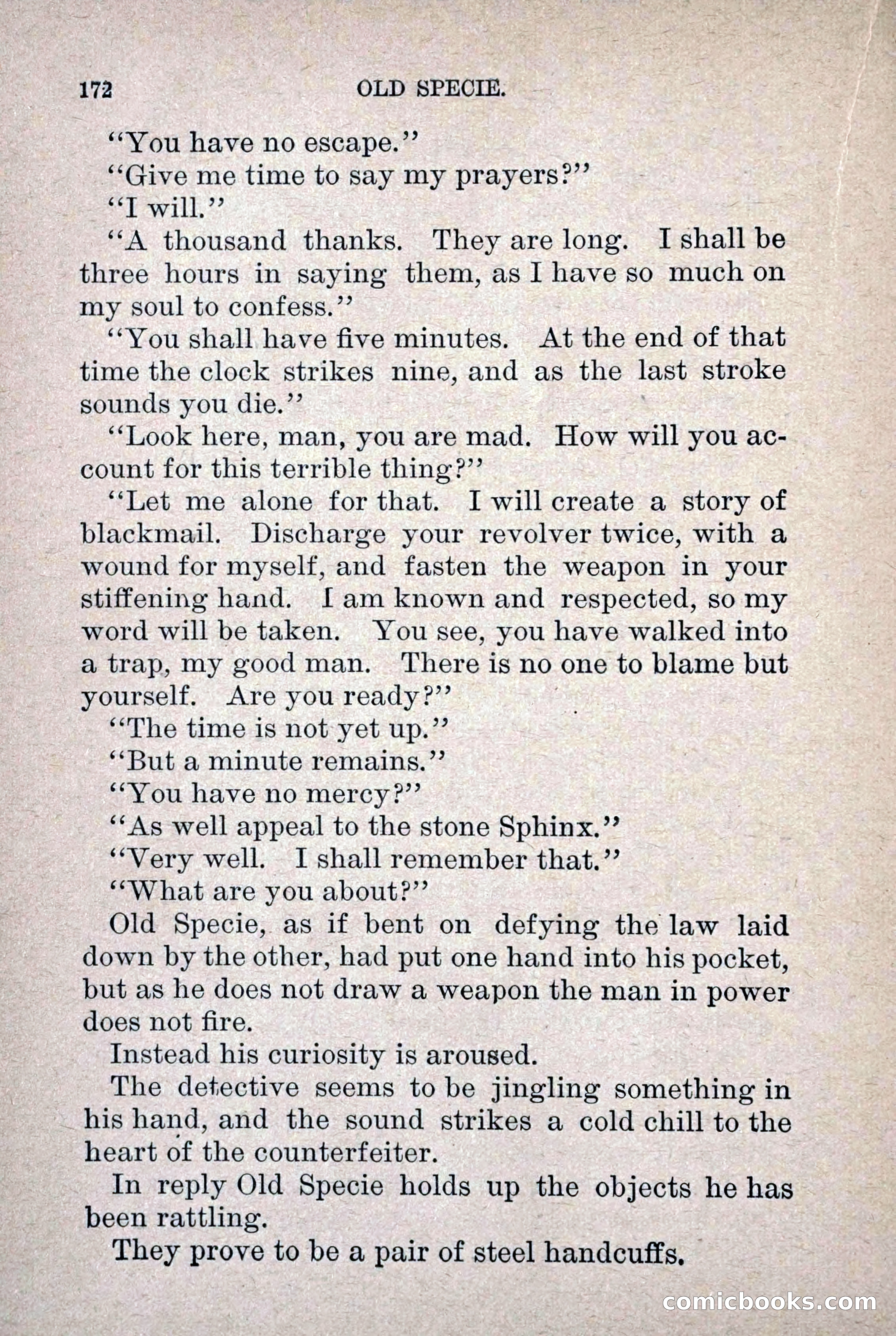 Old Specie, the Treasury Detective; or, The Harbor Lights of New York — page 180 of 220