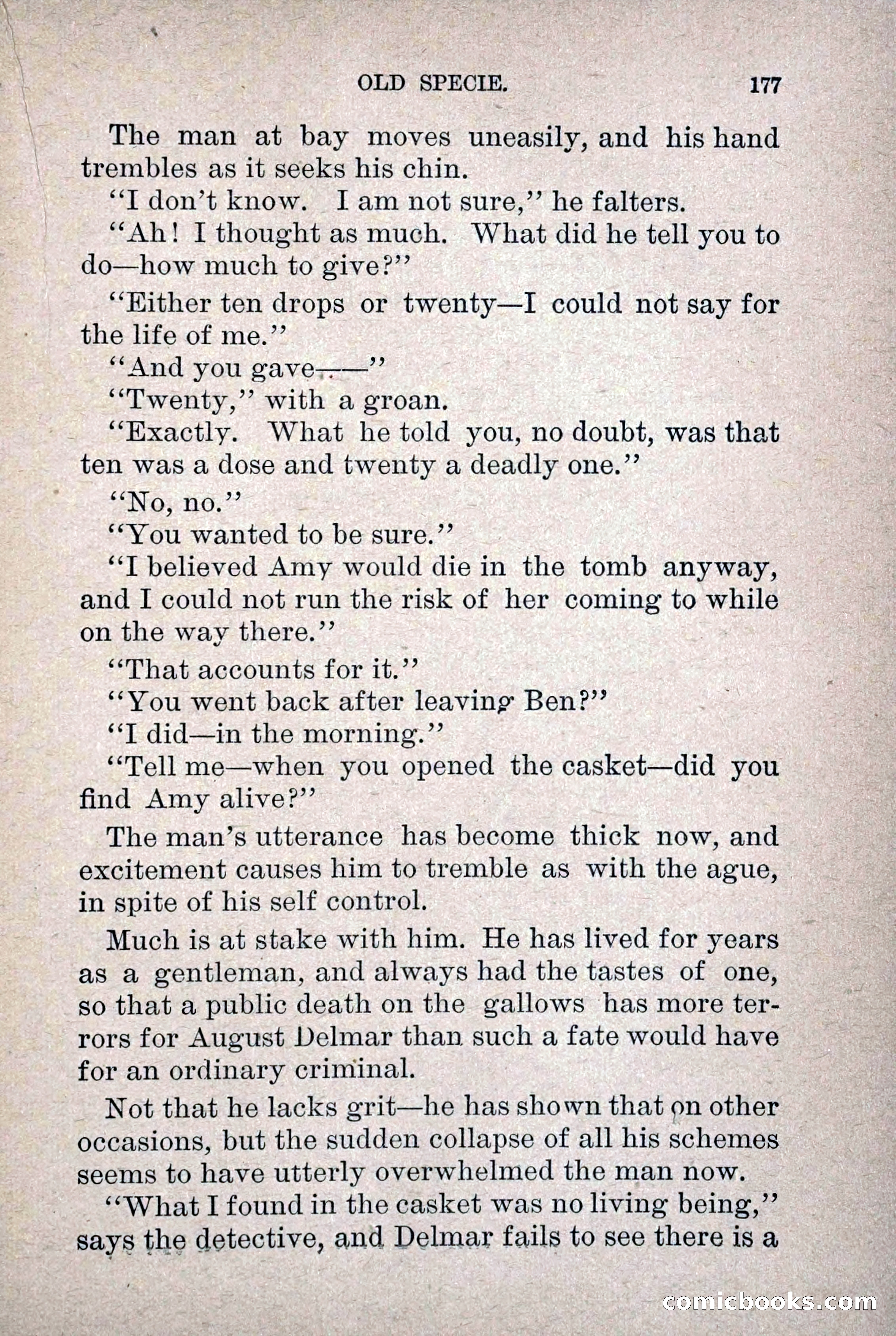 Old Specie, the Treasury Detective; or, The Harbor Lights of New York — page 185 of 220