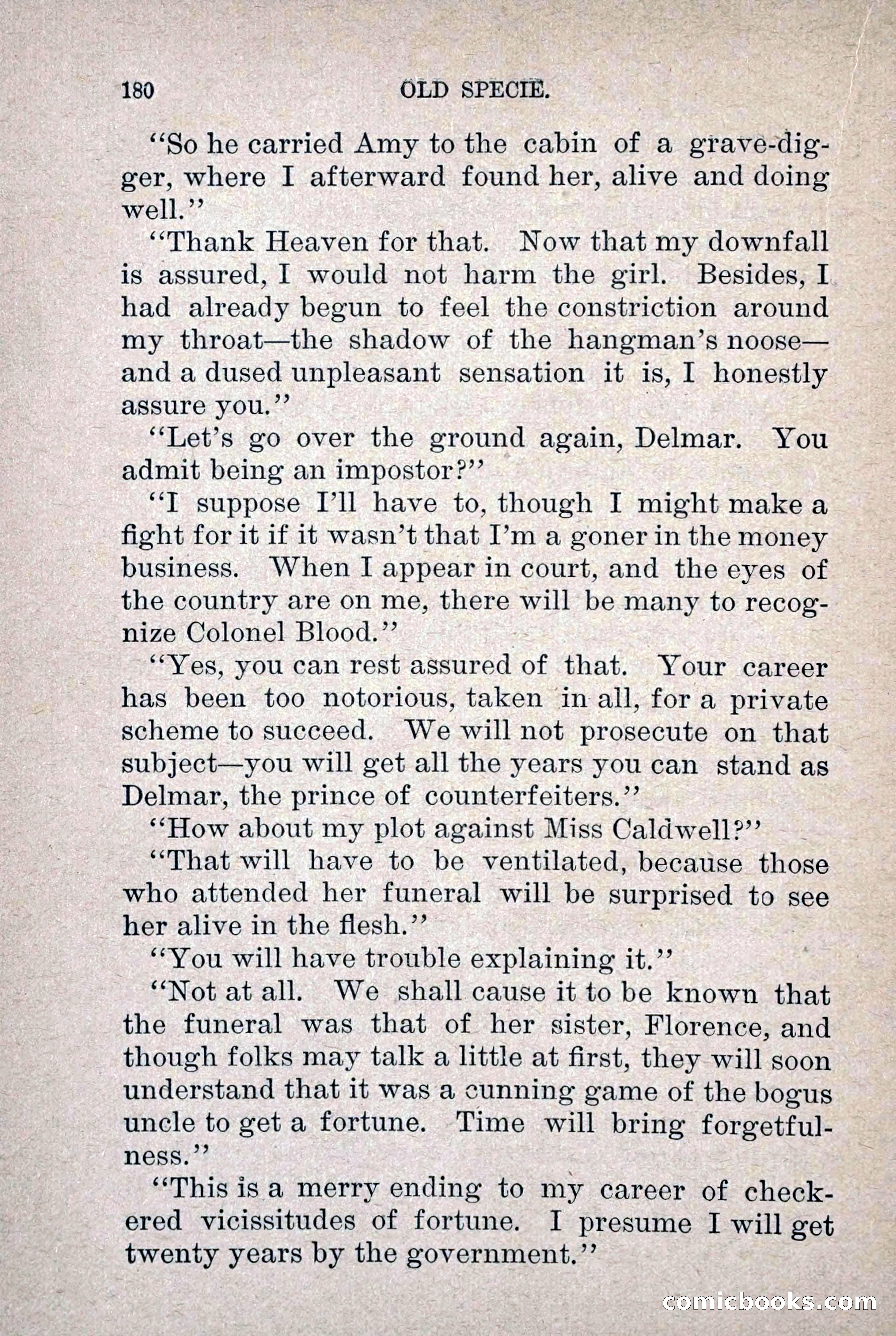 Old Specie, the Treasury Detective; or, The Harbor Lights of New York — page 188 of 220