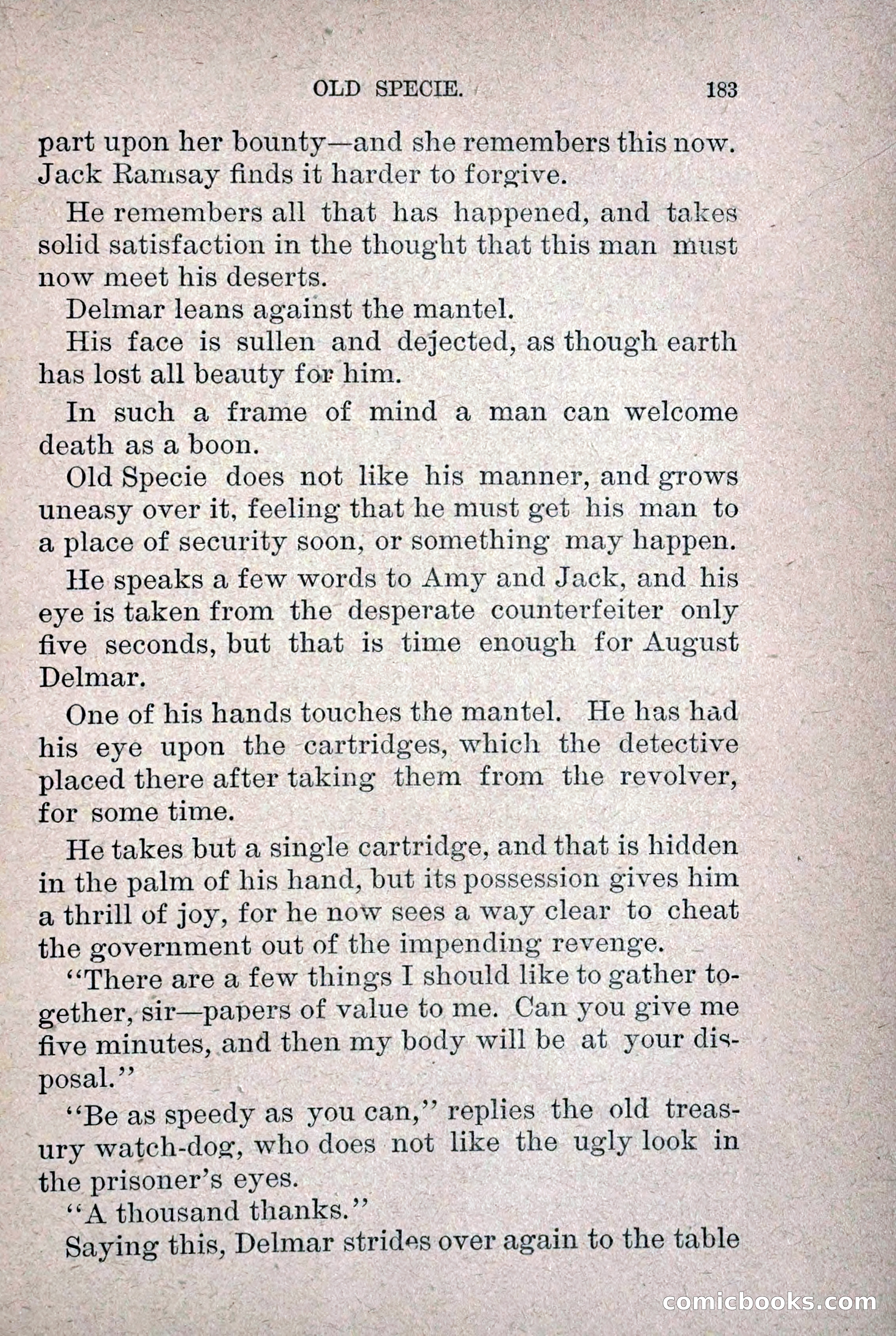Old Specie, the Treasury Detective; or, The Harbor Lights of New York — page 191 of 220