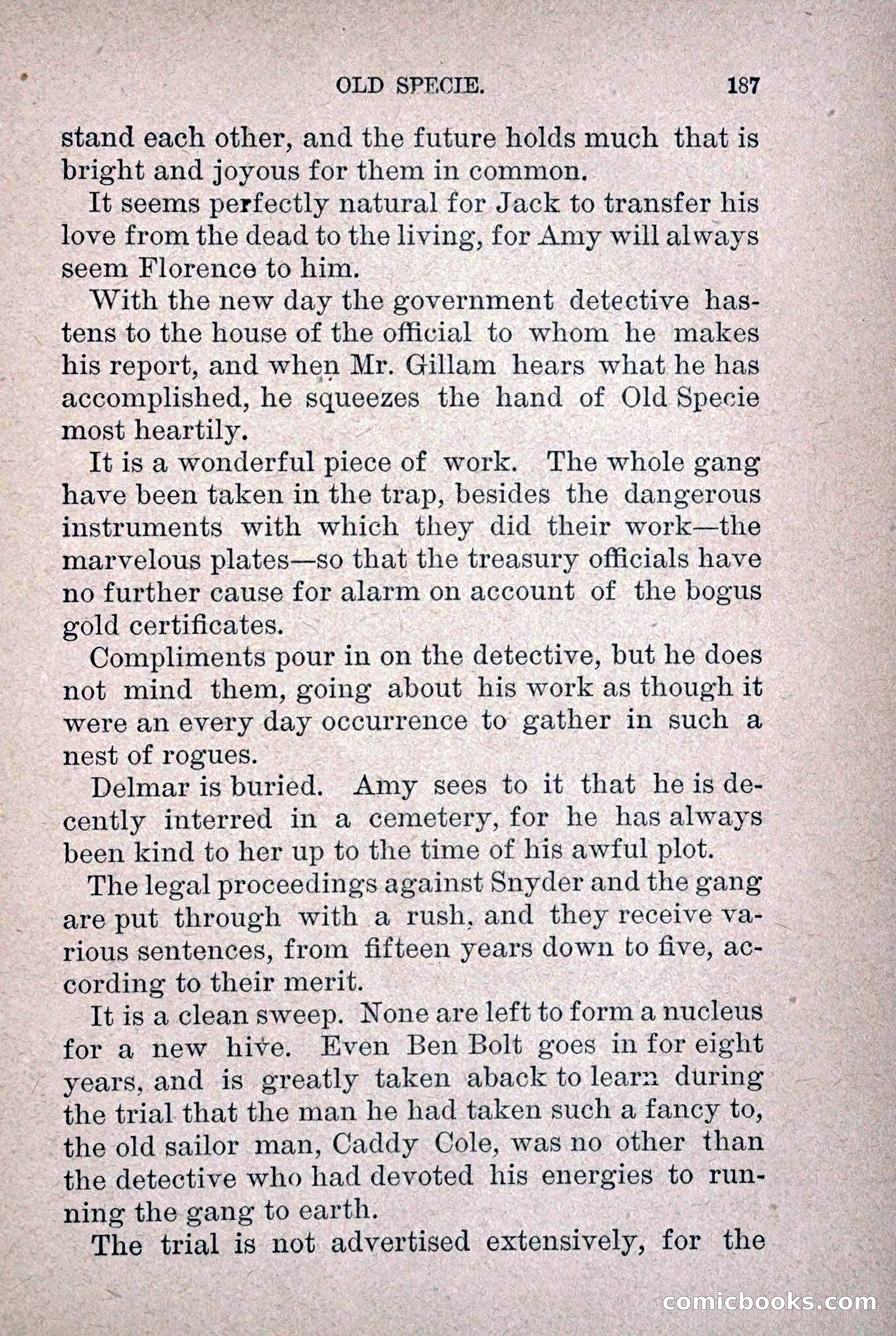Old Specie, the Treasury Detective; or, The Harbor Lights of New York — page 195 of 220