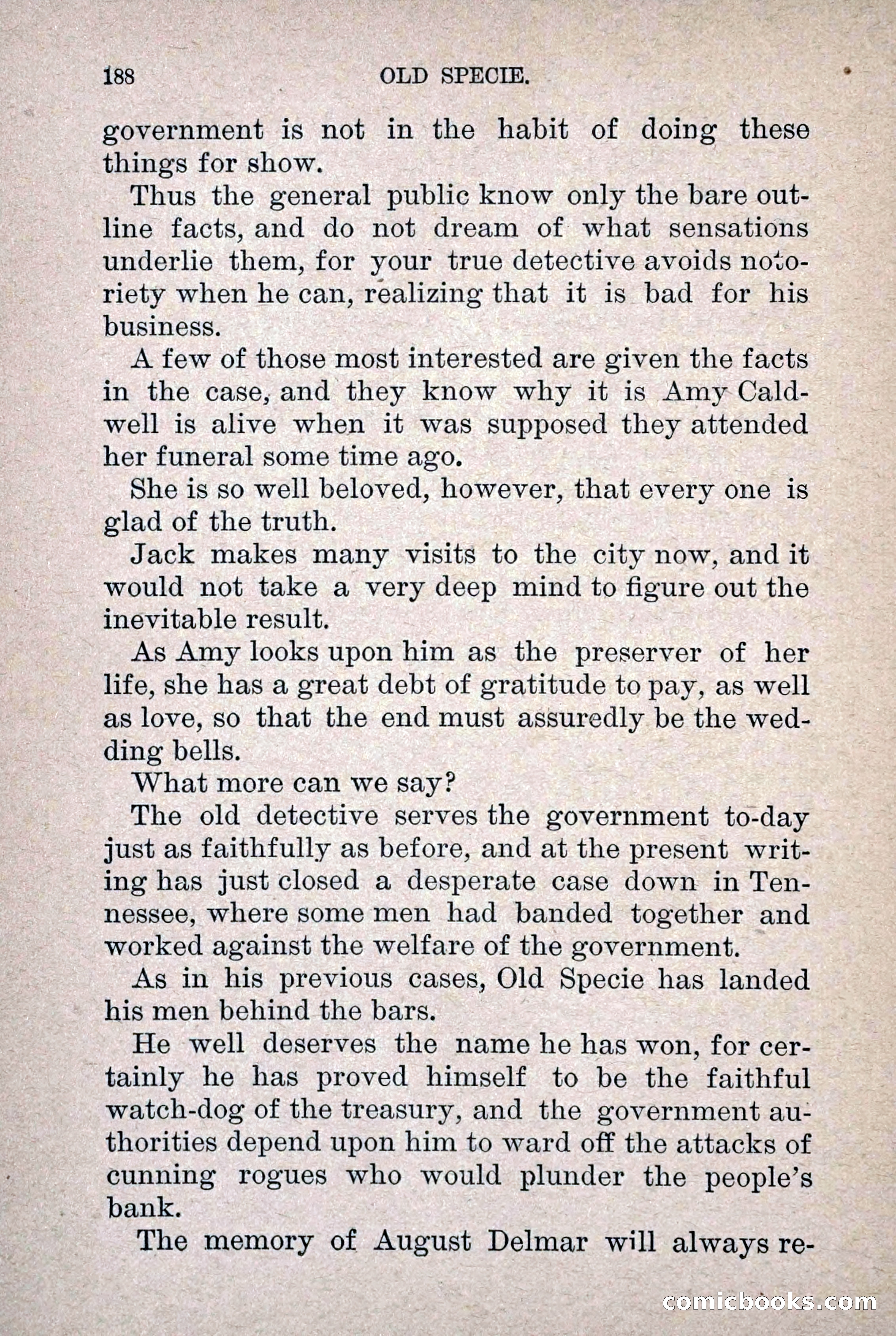 Old Specie, the Treasury Detective; or, The Harbor Lights of New York — page 196 of 220