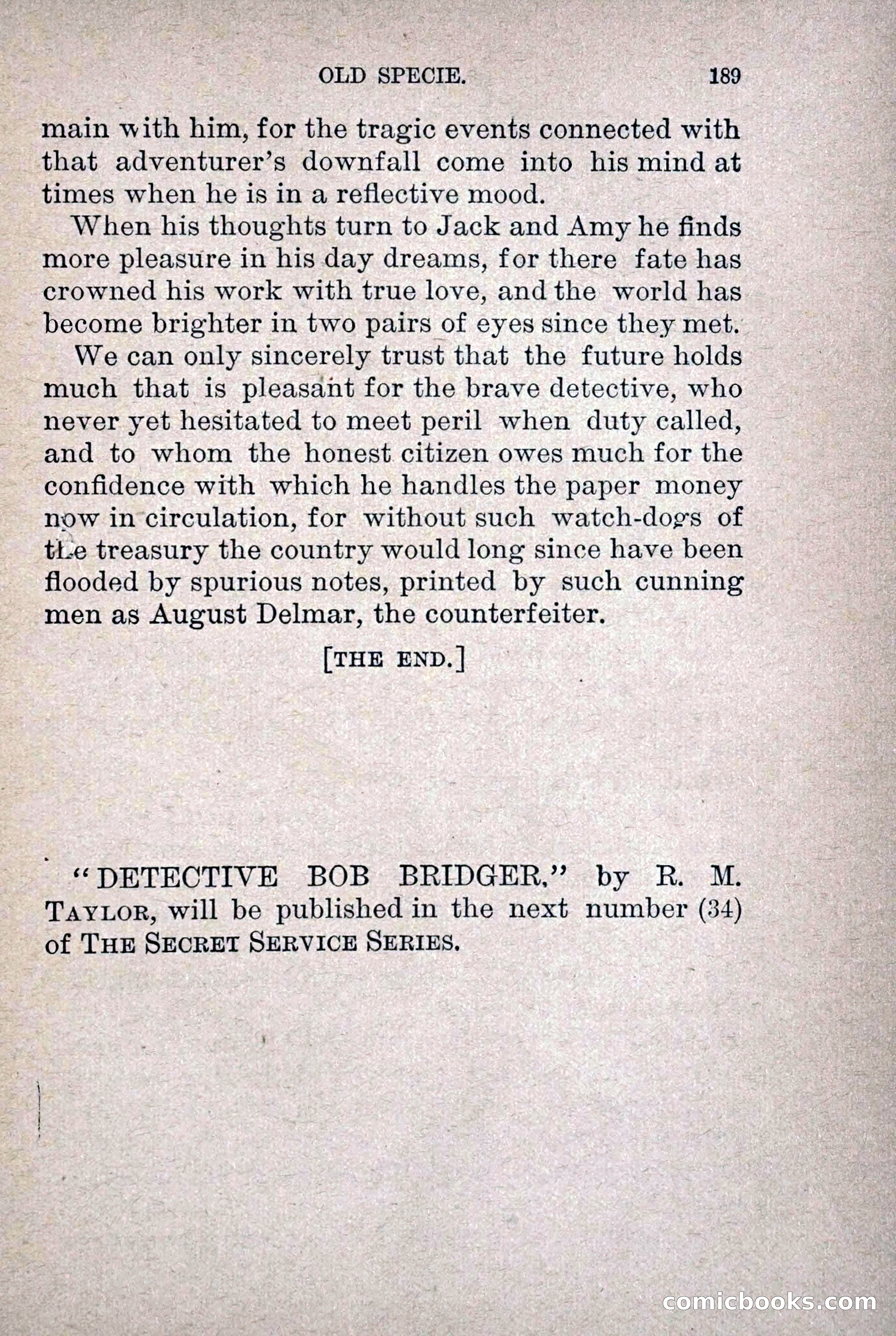 Old Specie, the Treasury Detective; or, The Harbor Lights of New York — page 197 of 220