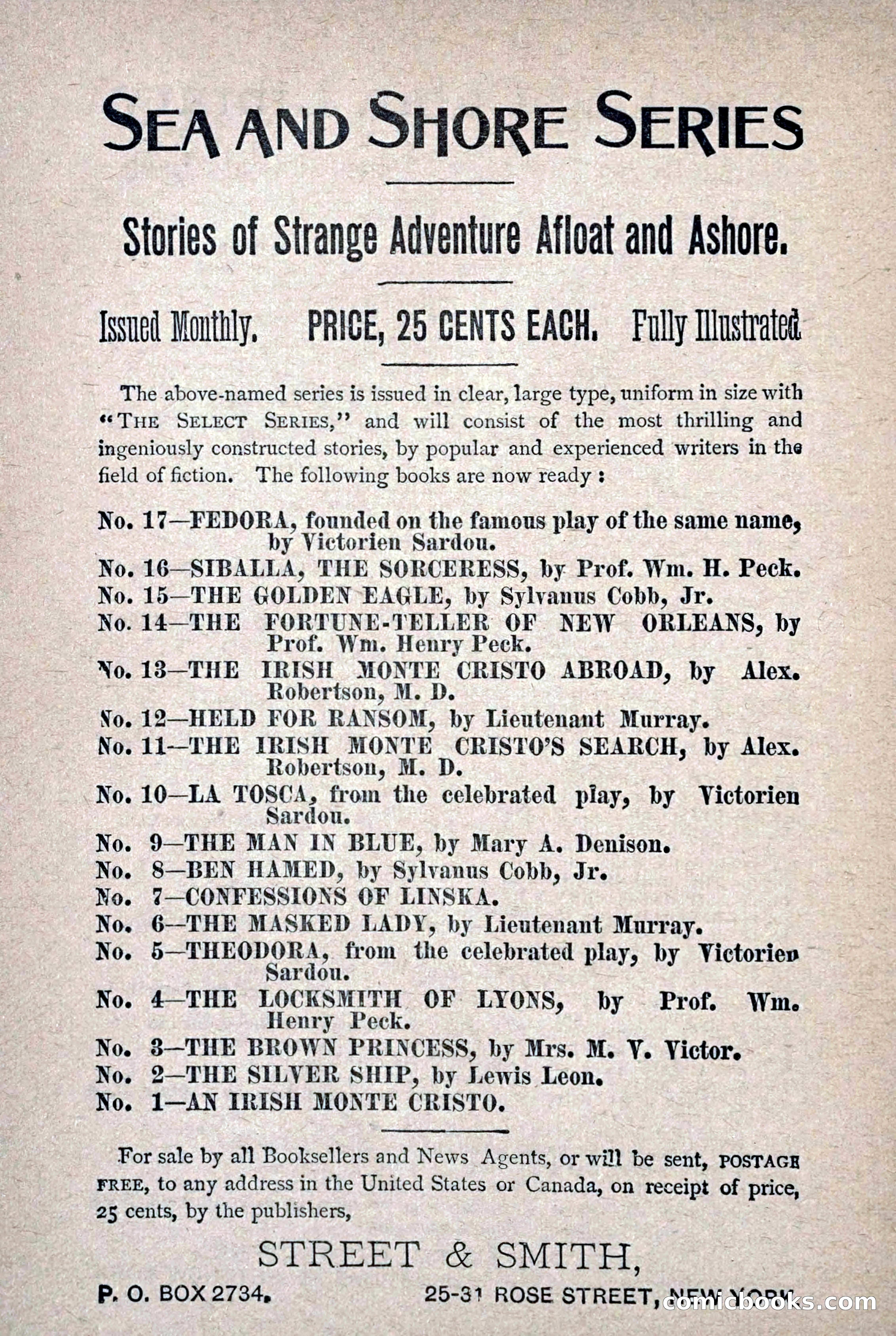 Old Specie, the Treasury Detective; or, The Harbor Lights of New York — page 202 of 220