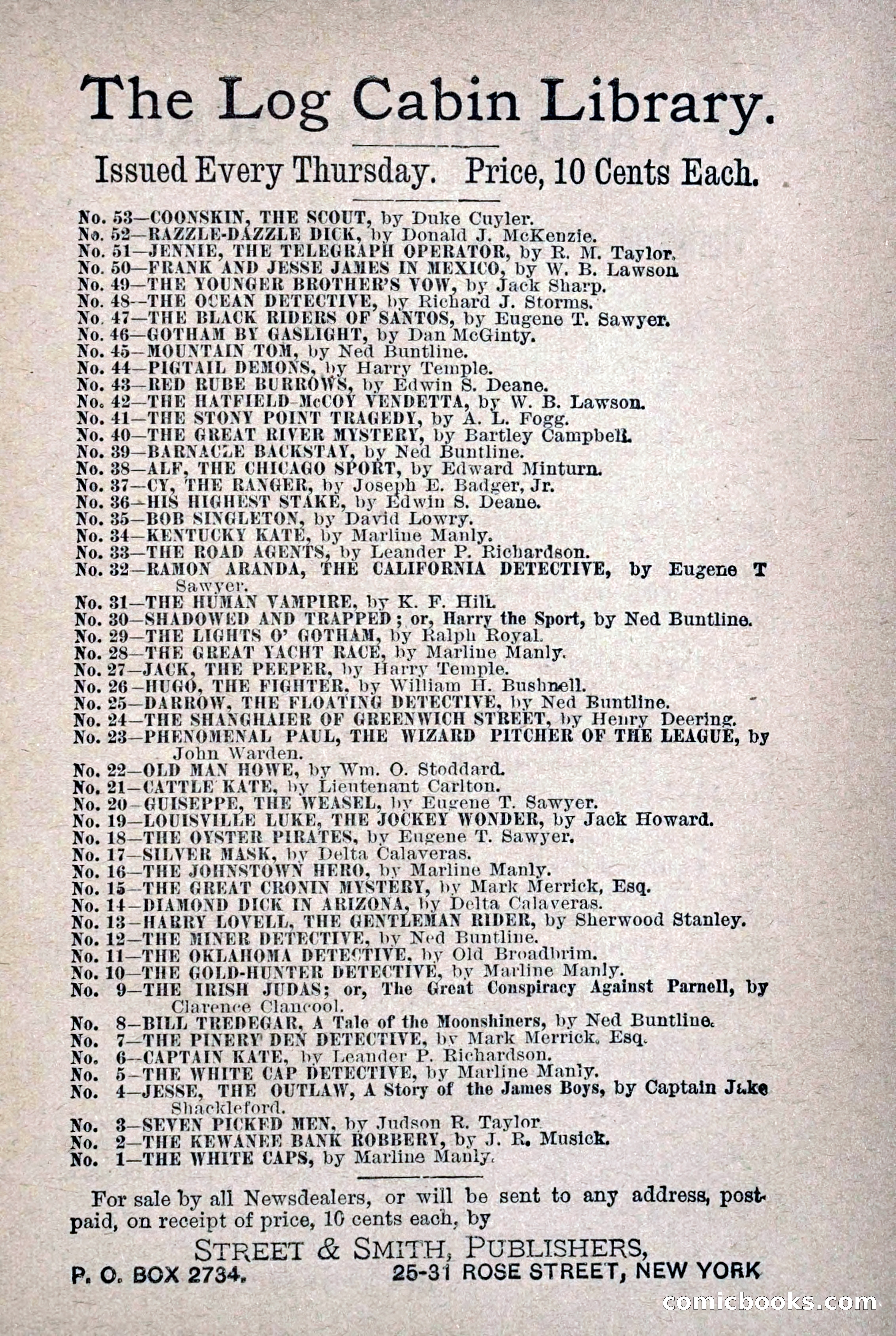 Old Specie, the Treasury Detective; or, The Harbor Lights of New York — page 203 of 220