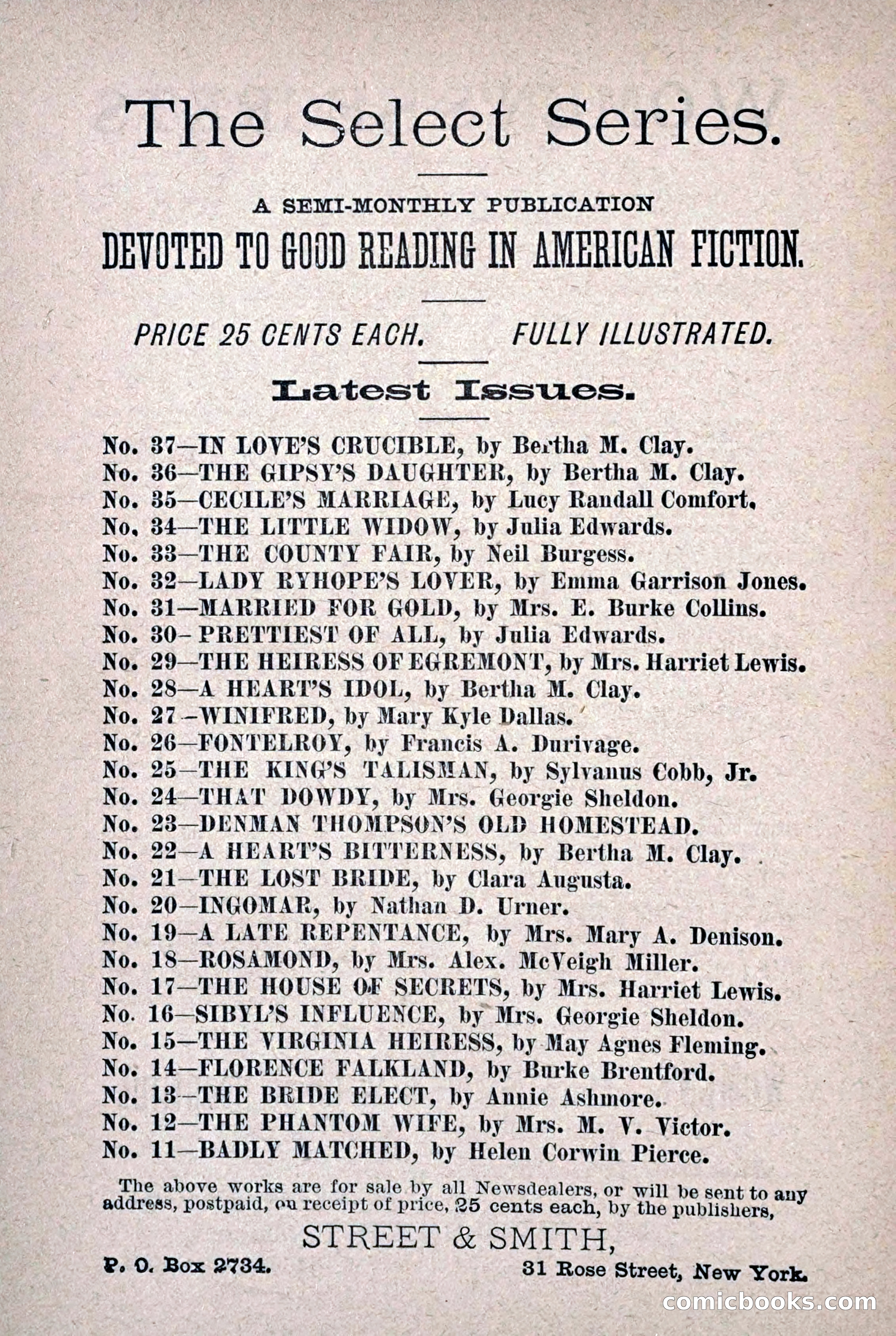 Old Specie, the Treasury Detective; or, The Harbor Lights of New York — page 212 of 220