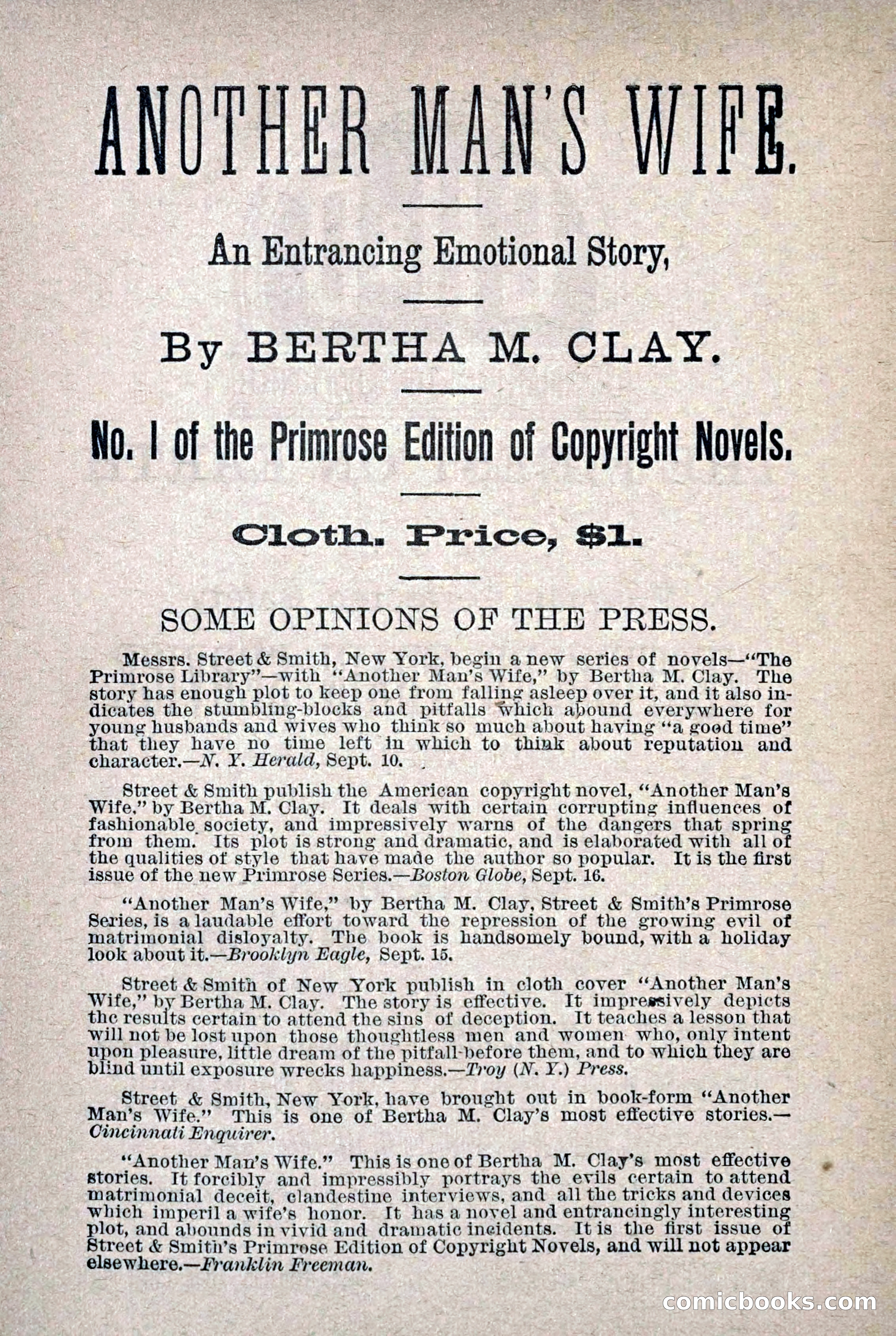 Old Specie, the Treasury Detective; or, The Harbor Lights of New York — page 214 of 220