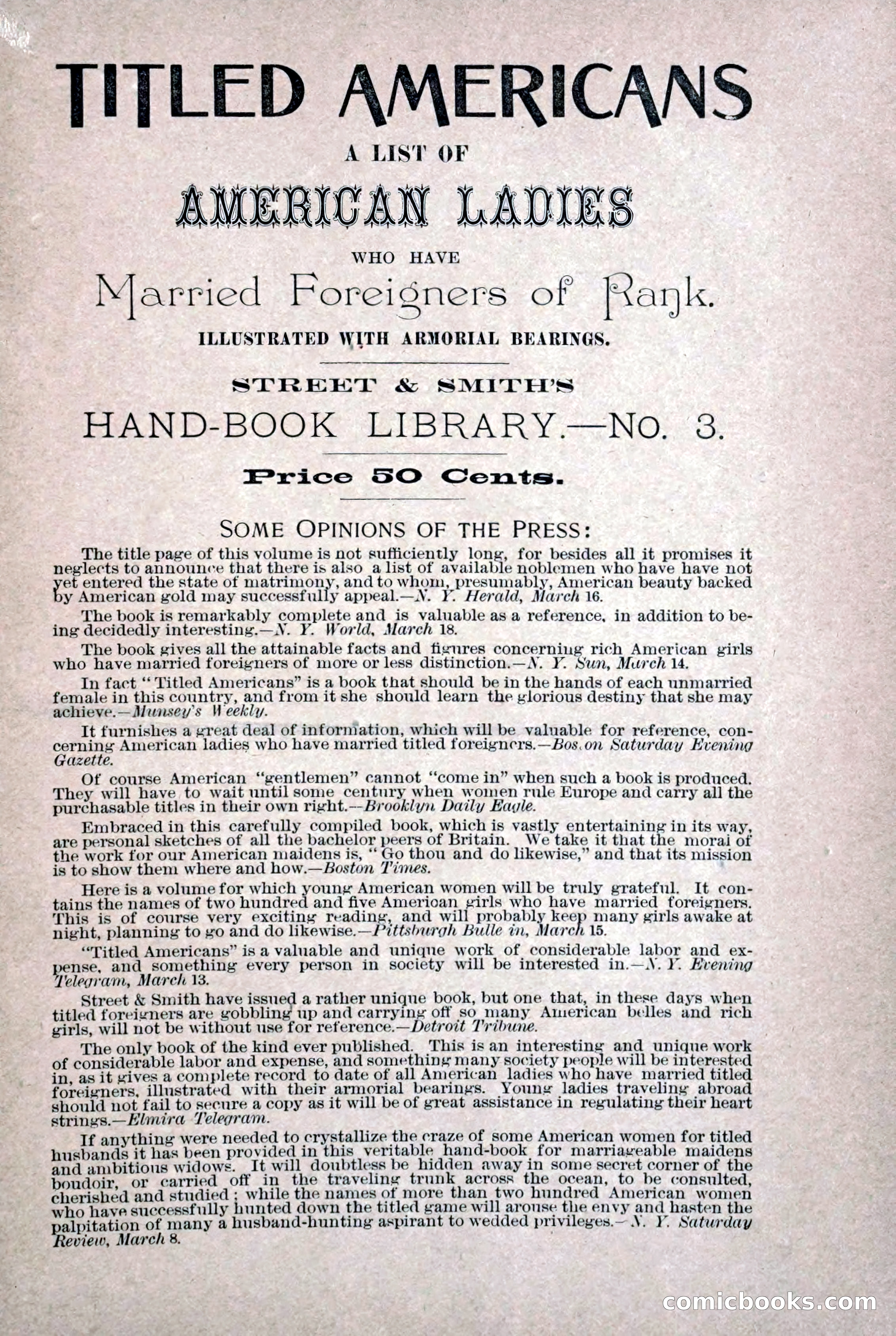 Old Specie, the Treasury Detective; or, The Harbor Lights of New York — page 217 of 220