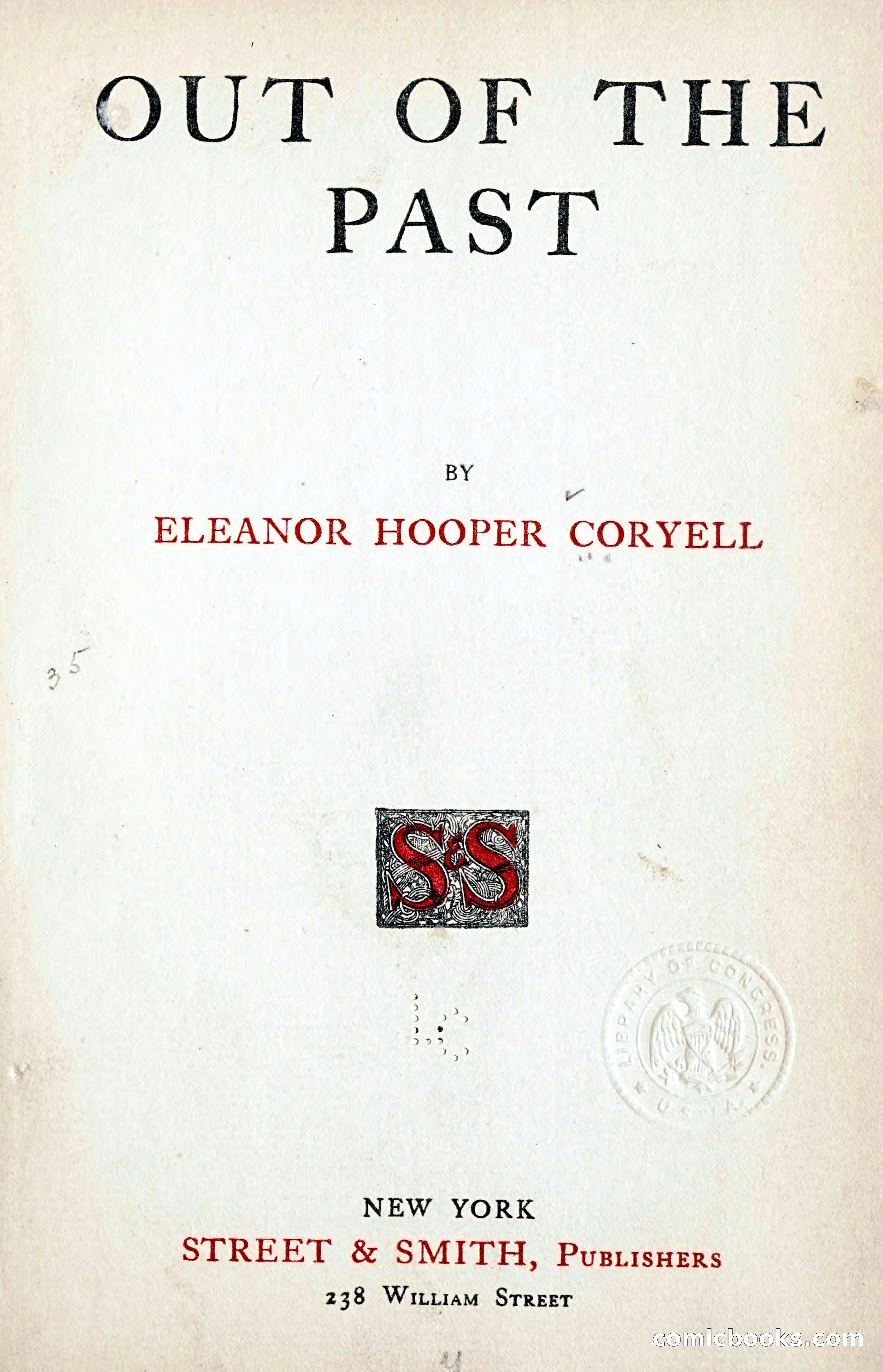 Out of the Past by Coryell, Eleanor Hooper. [from old catalog]