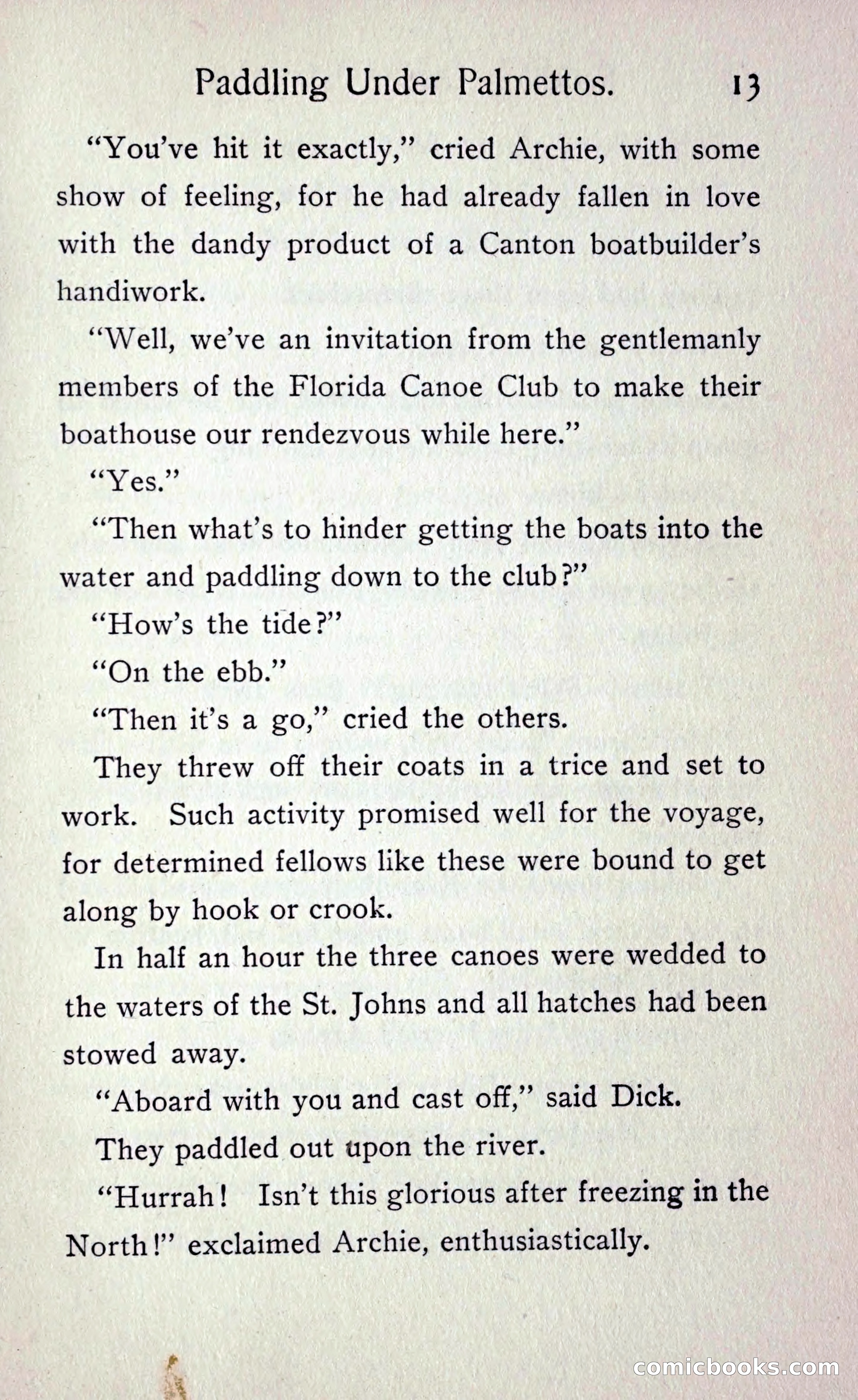 Paddling under Palmettos — page 16 of 299