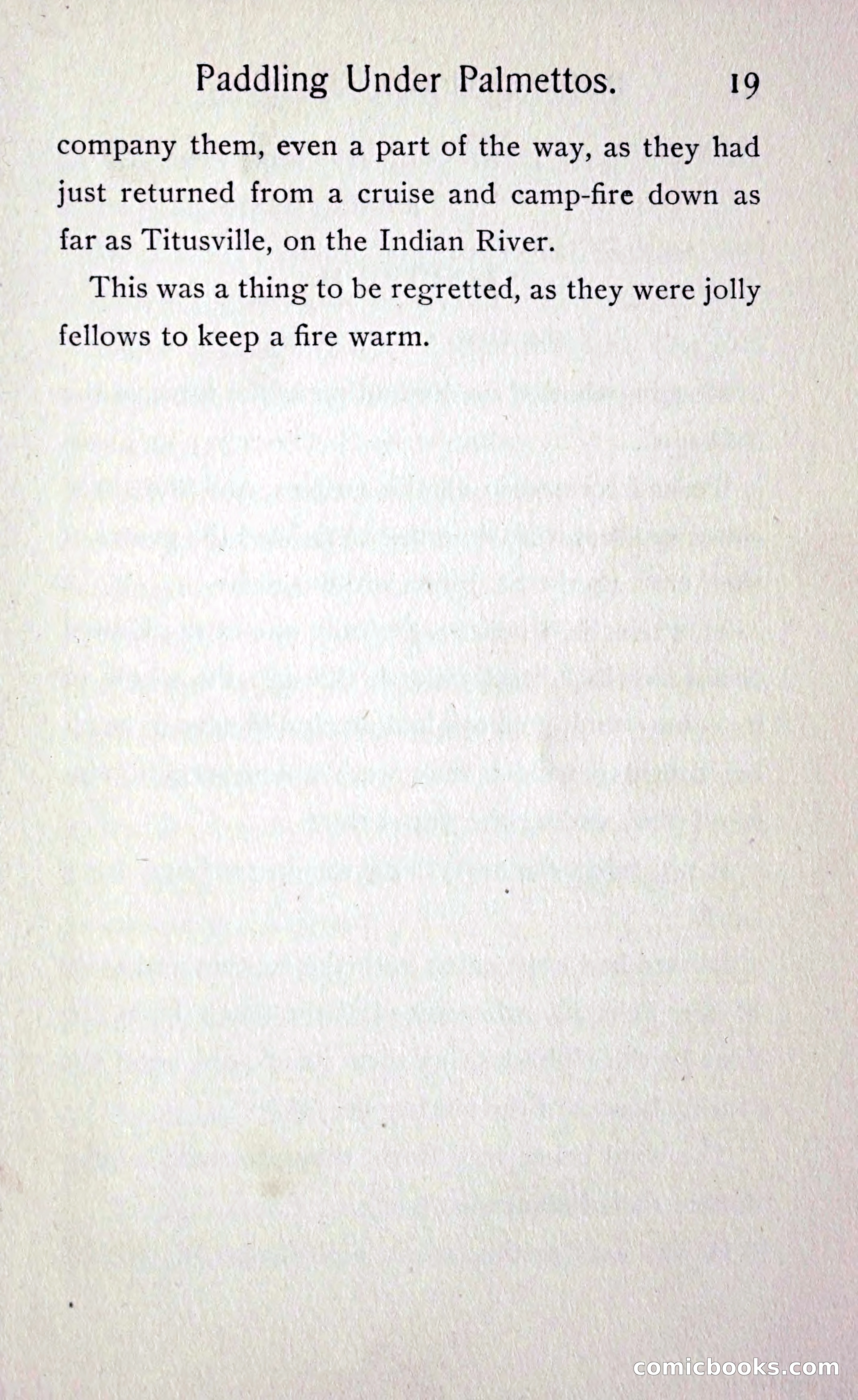 Paddling under Palmettos — page 22 of 299