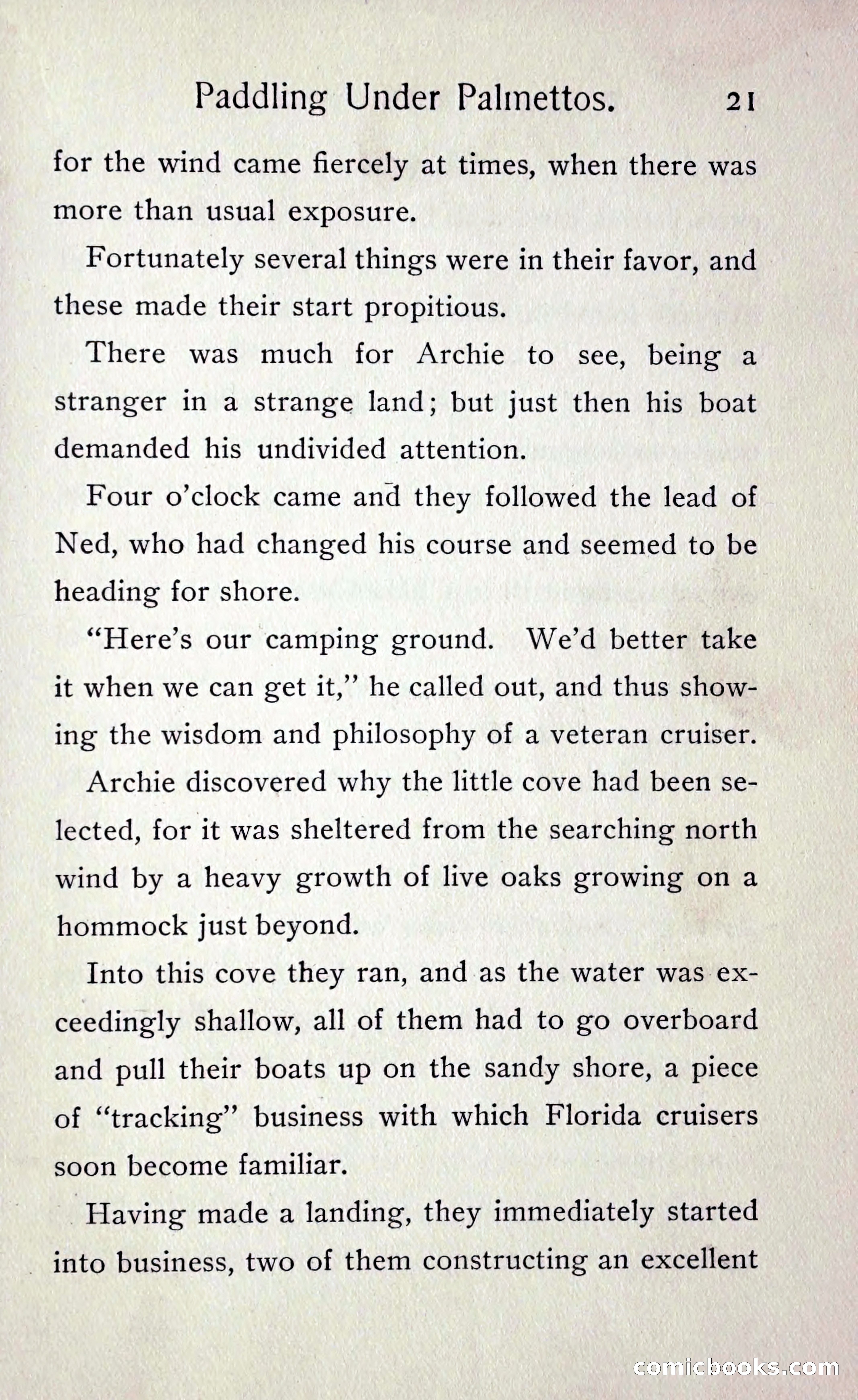 Paddling under Palmettos — page 24 of 299