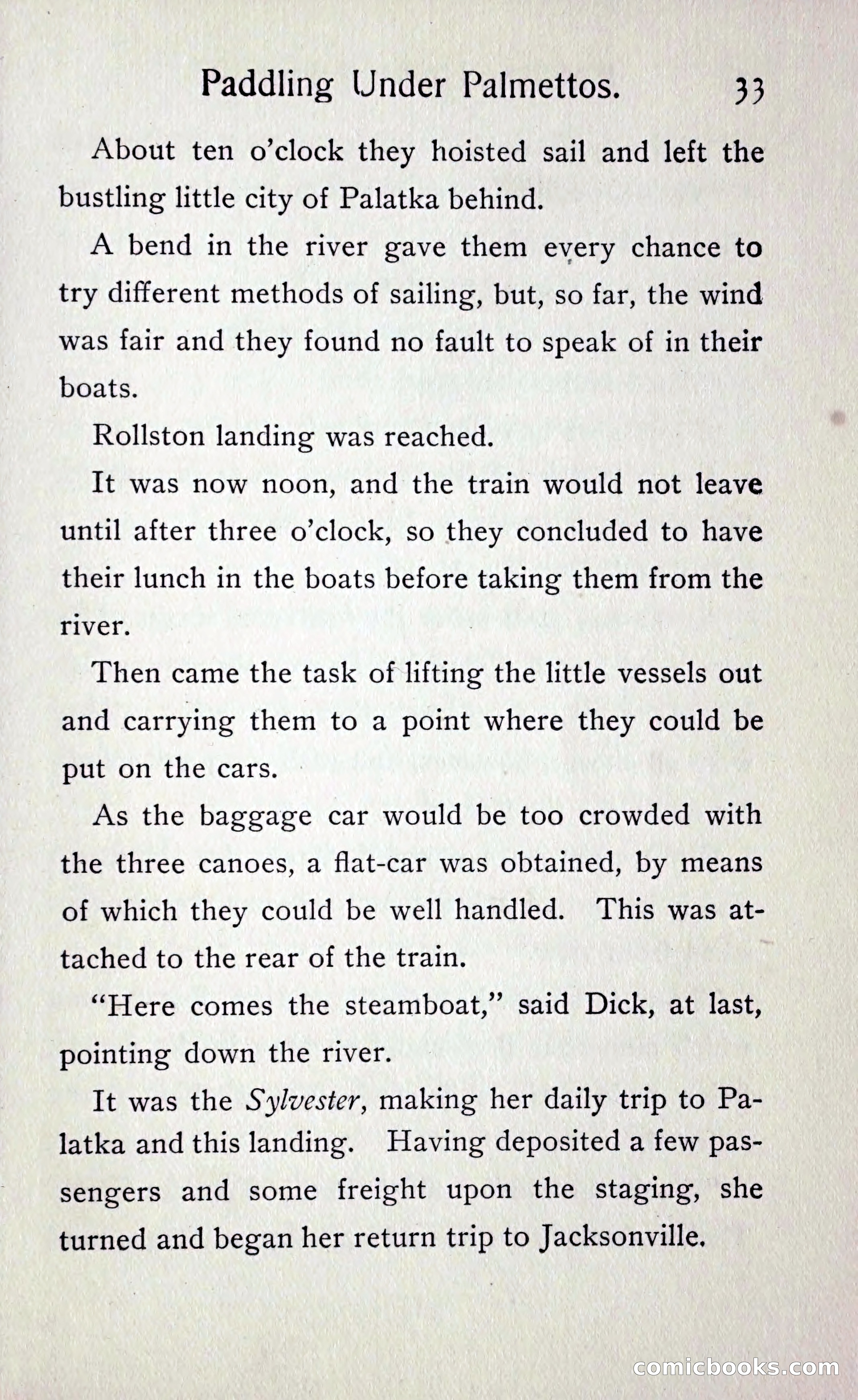 Paddling under Palmettos — page 38 of 299