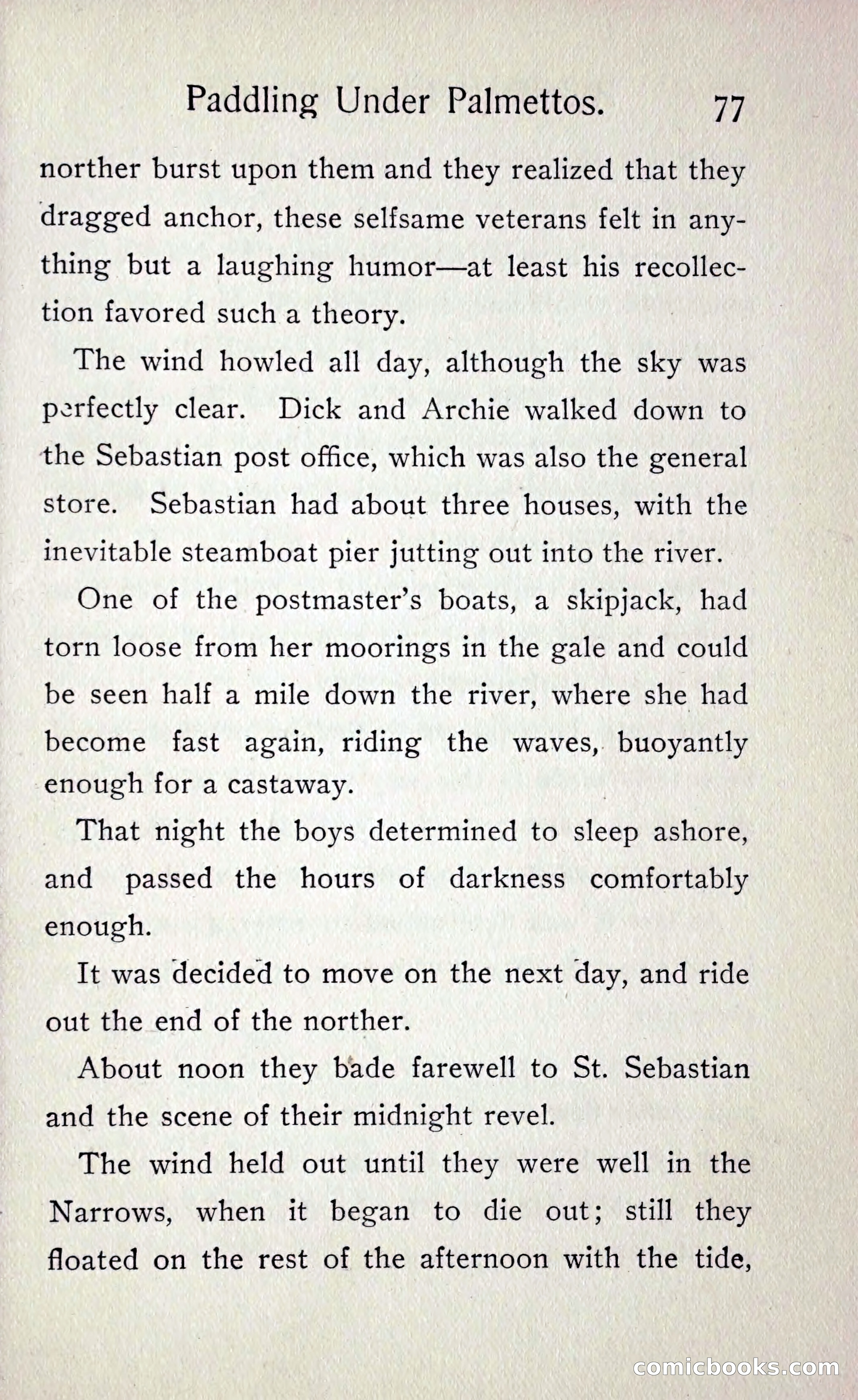 Paddling under Palmettos — page 84 of 299