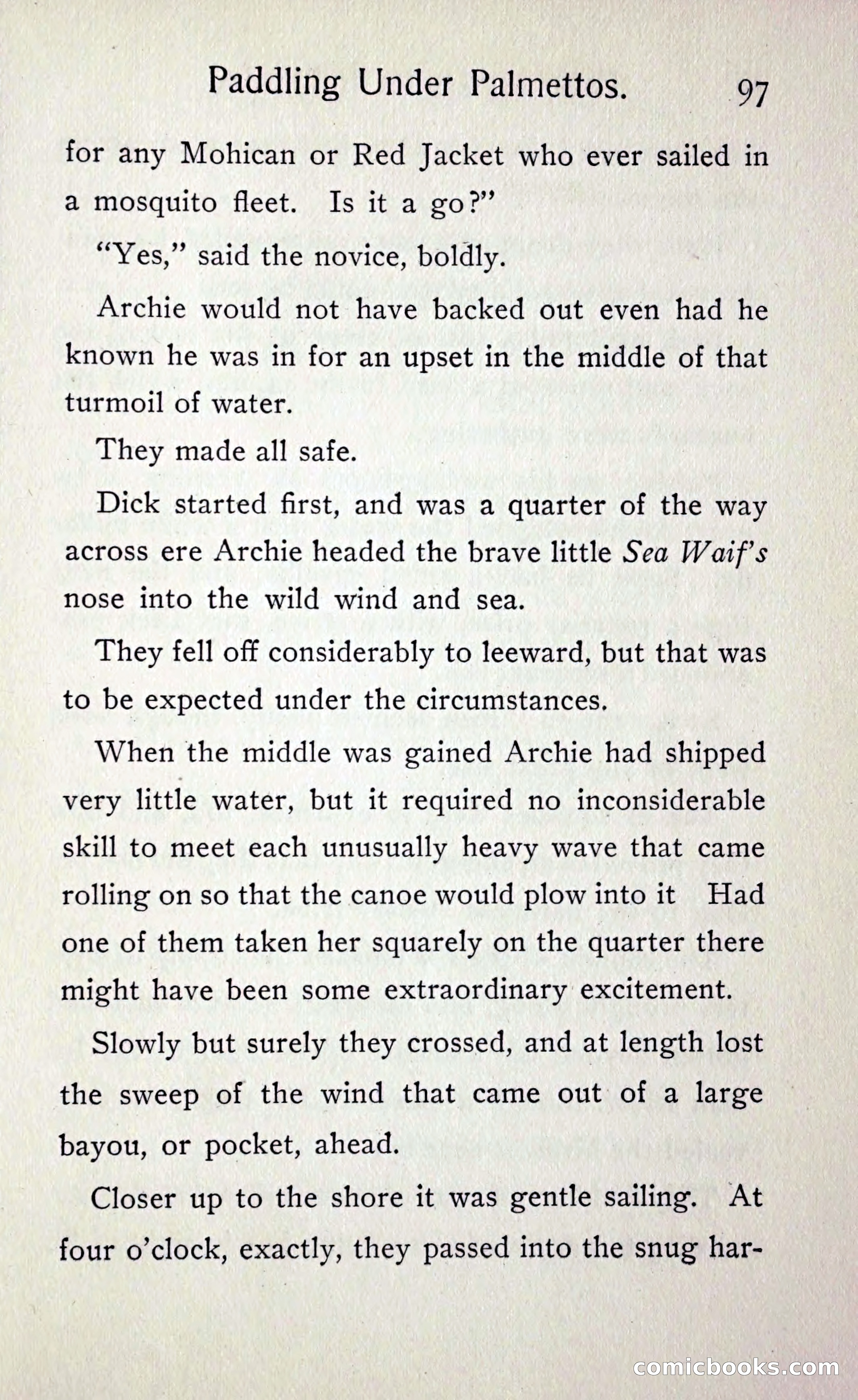 Paddling under Palmettos — page 104 of 299