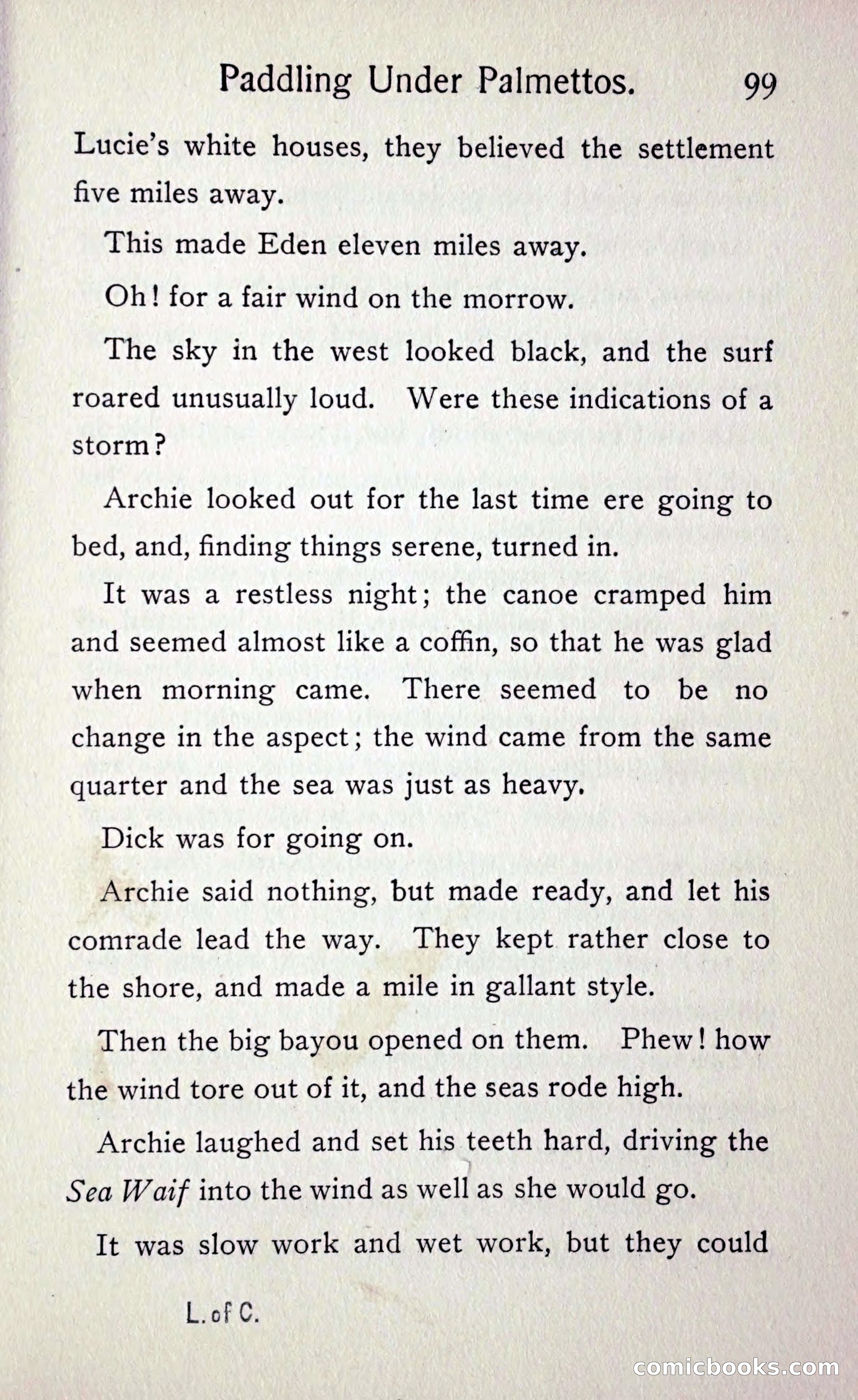 Paddling under Palmettos — page 106 of 299
