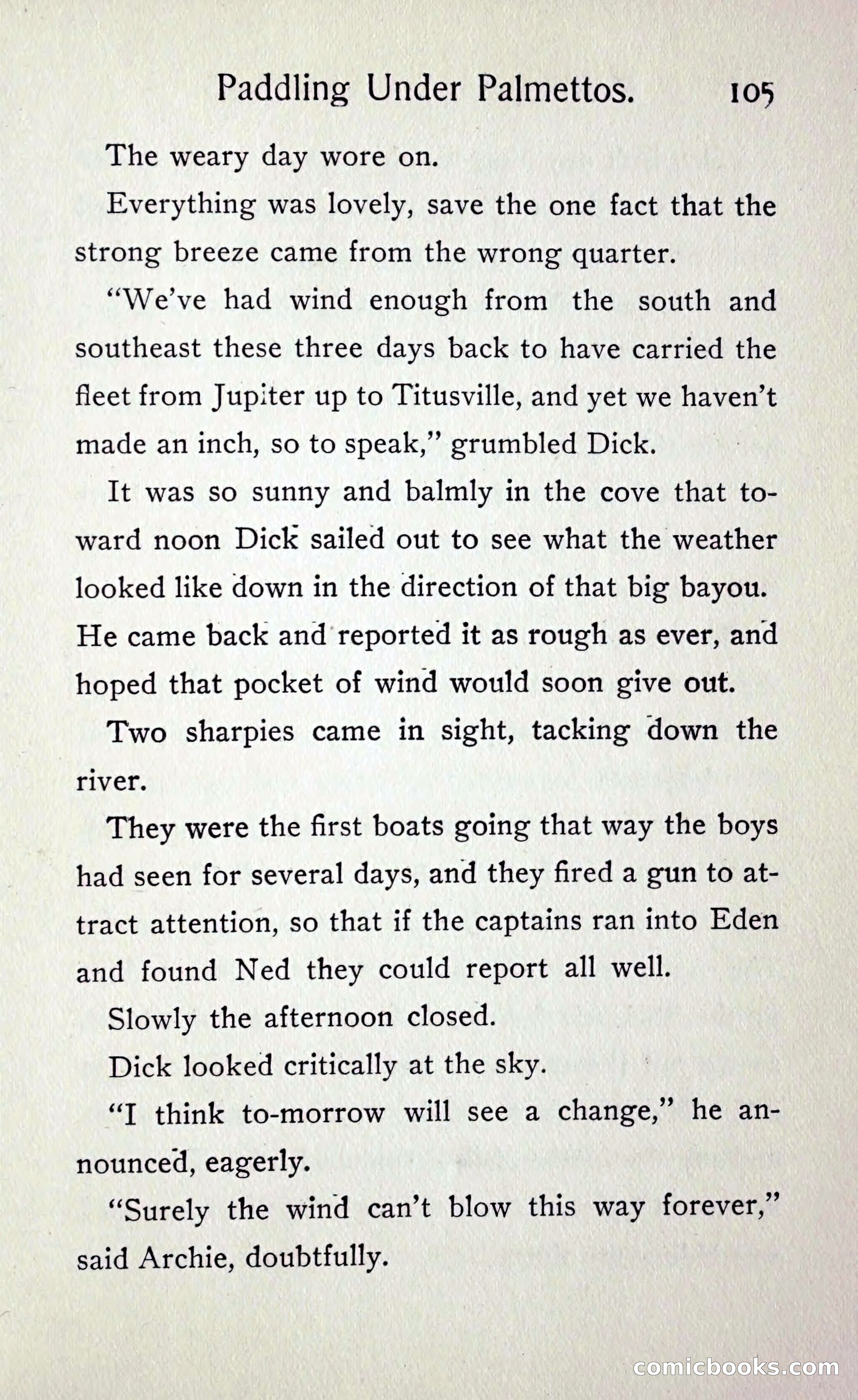 Paddling under Palmettos — page 112 of 299