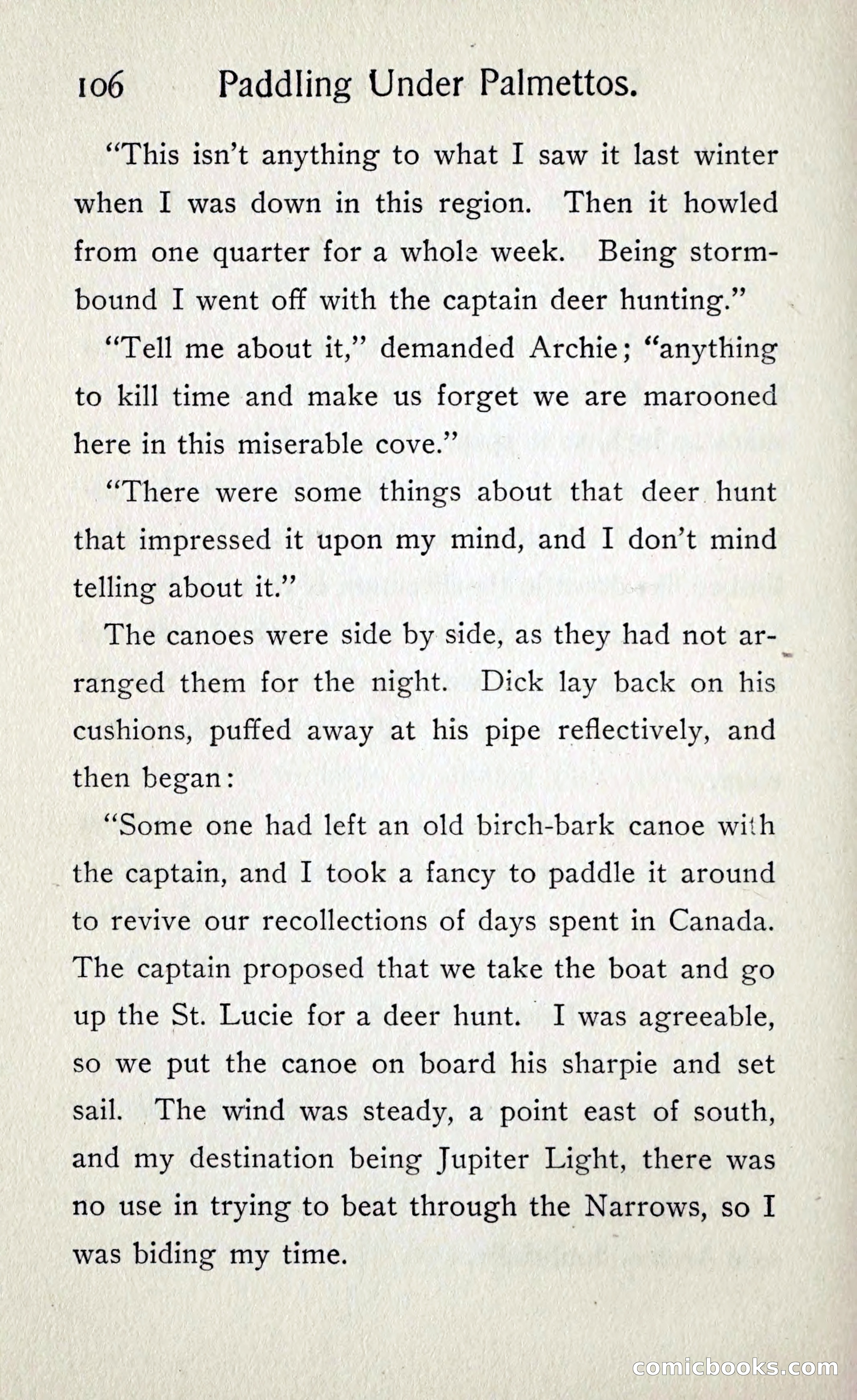 Paddling under Palmettos — page 113 of 299