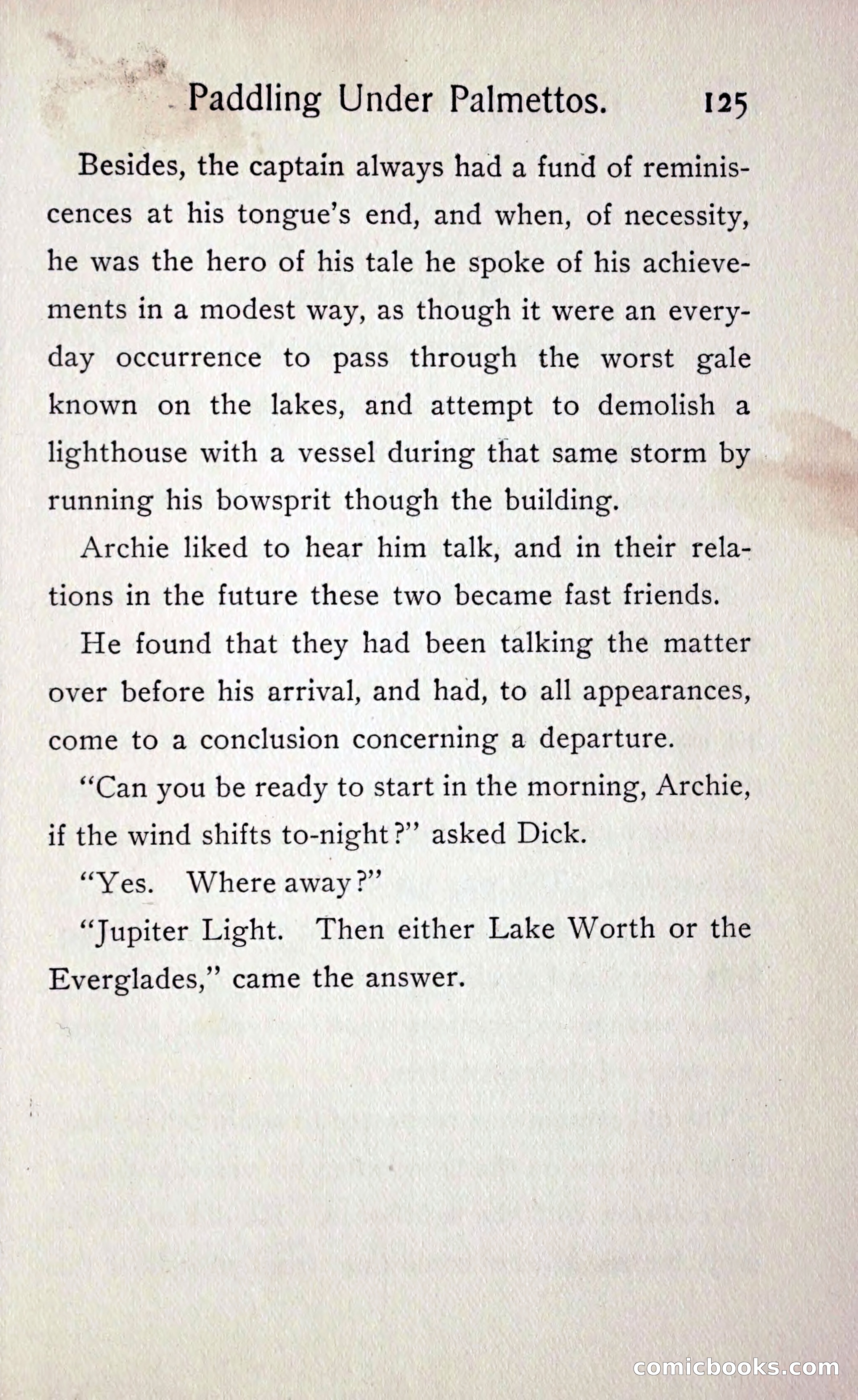 Paddling under Palmettos — page 132 of 299