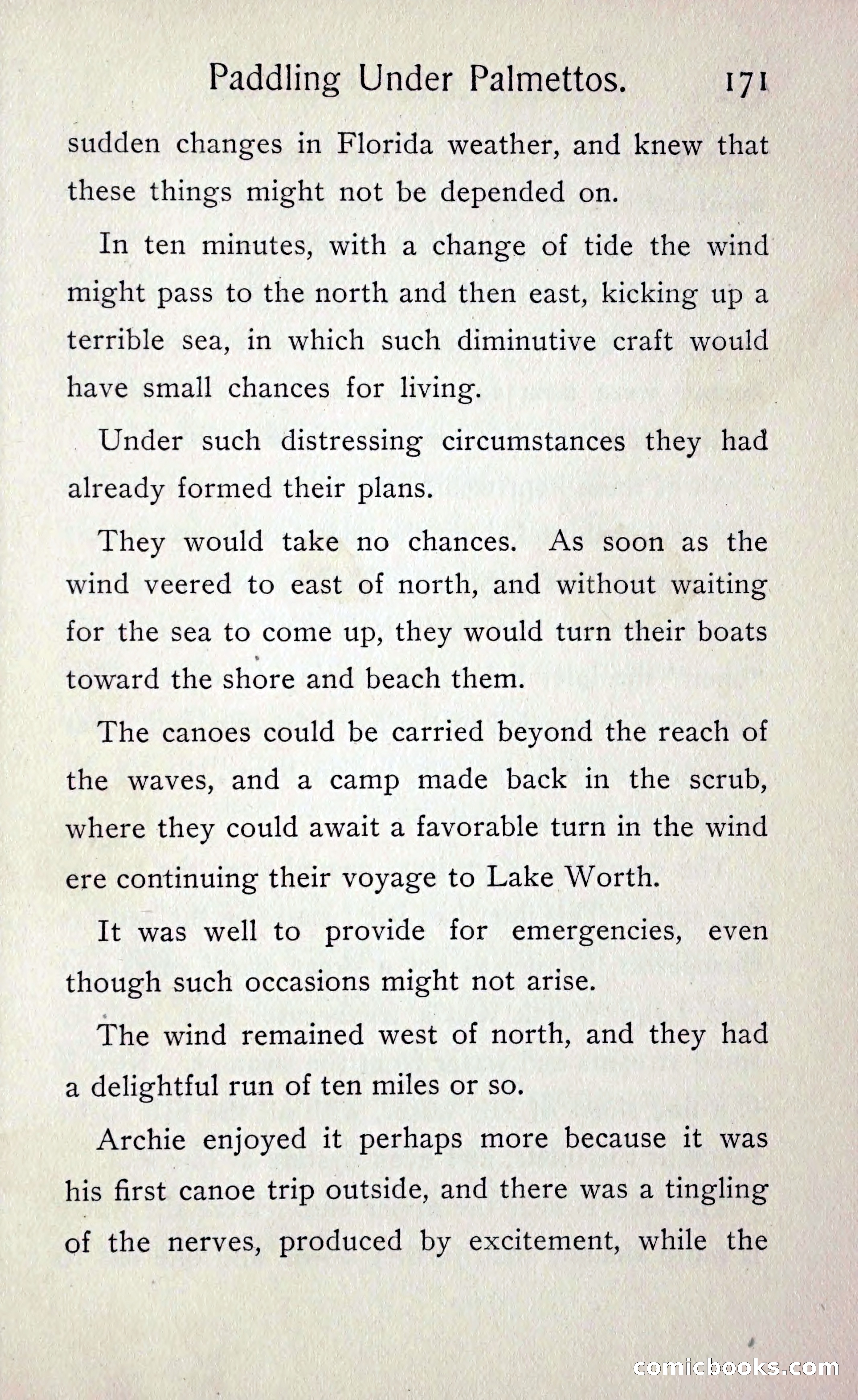 Paddling under Palmettos — page 178 of 299