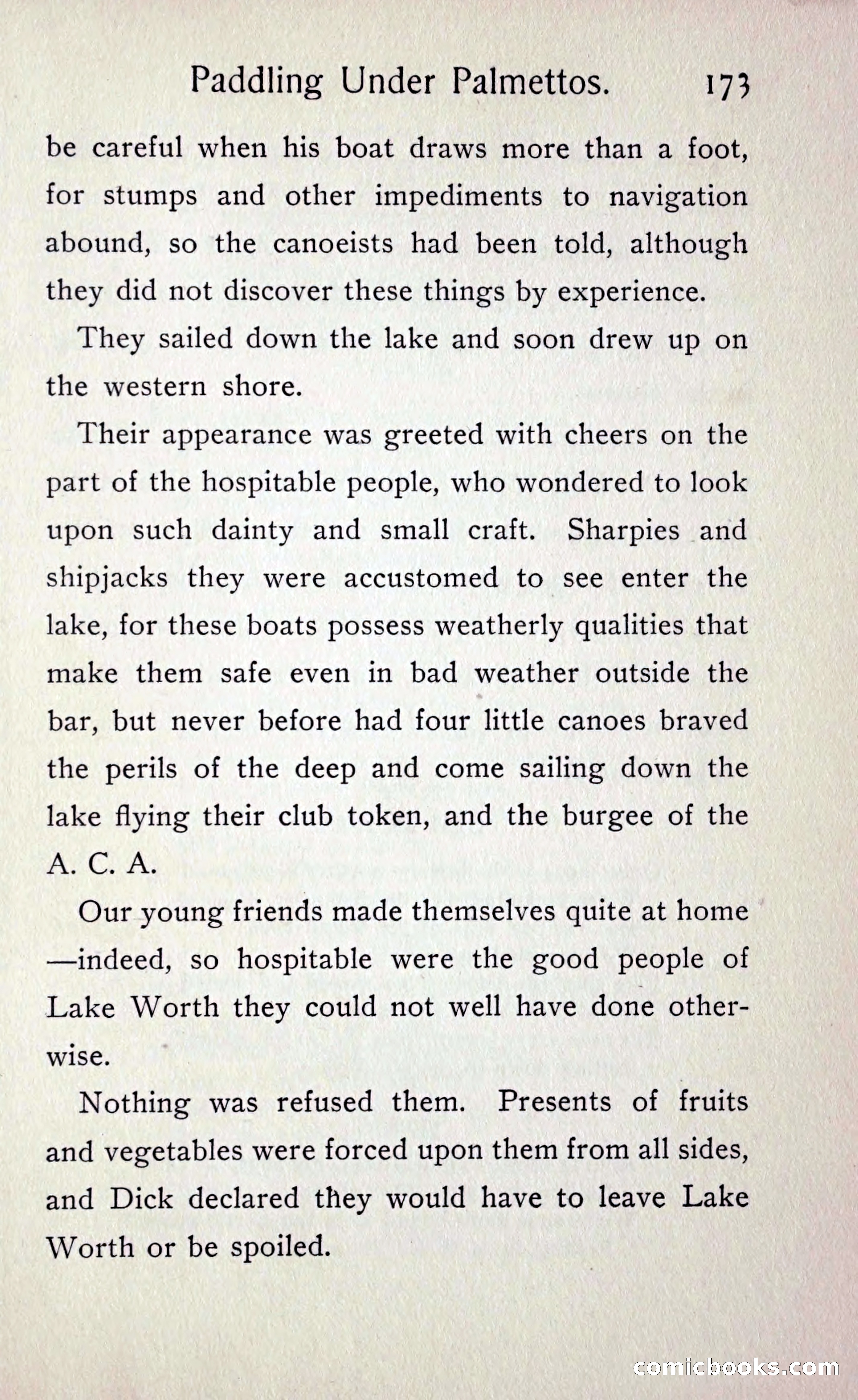 Paddling under Palmettos — page 180 of 299