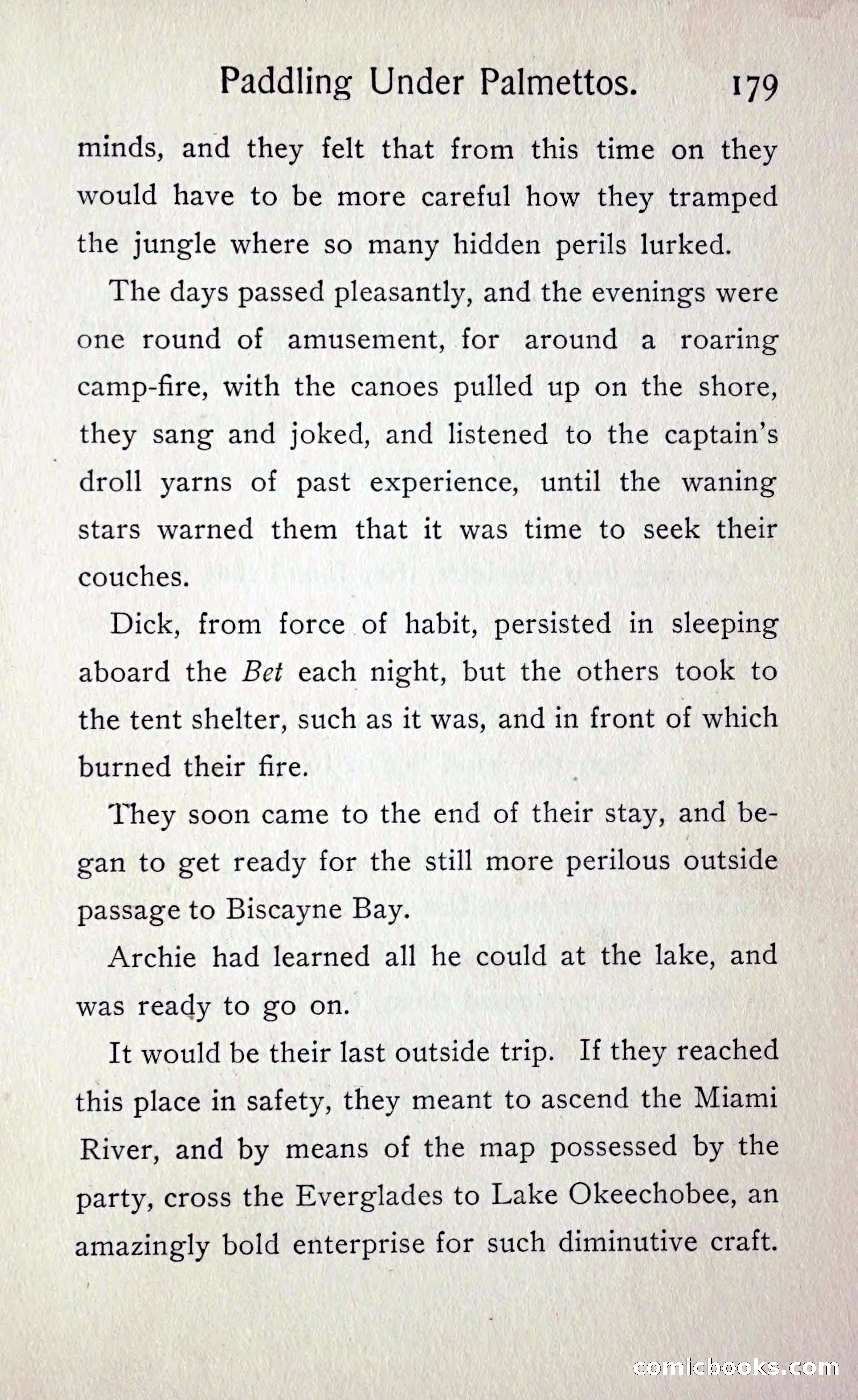 Paddling under Palmettos — page 186 of 299