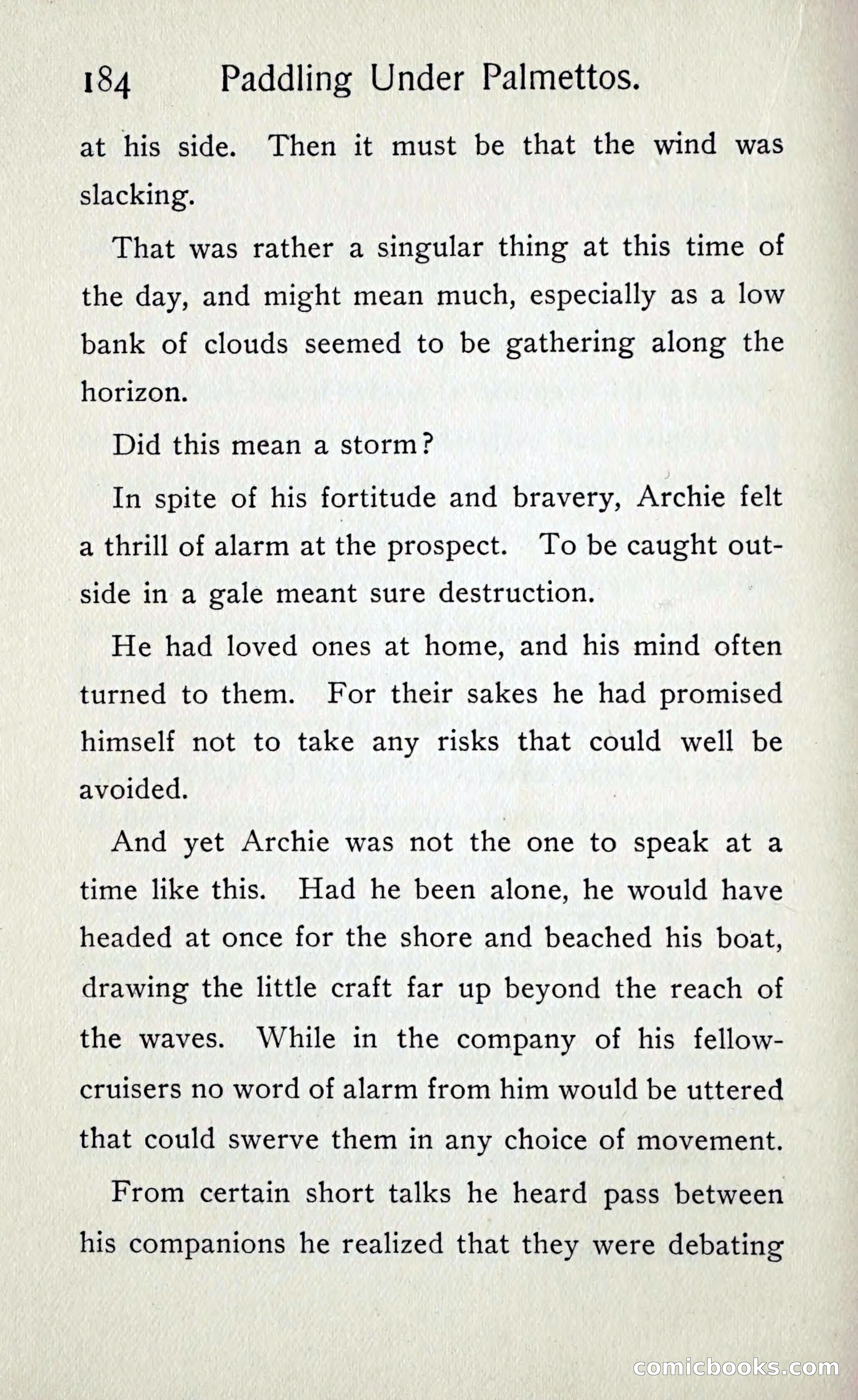Paddling under Palmettos — page 191 of 299