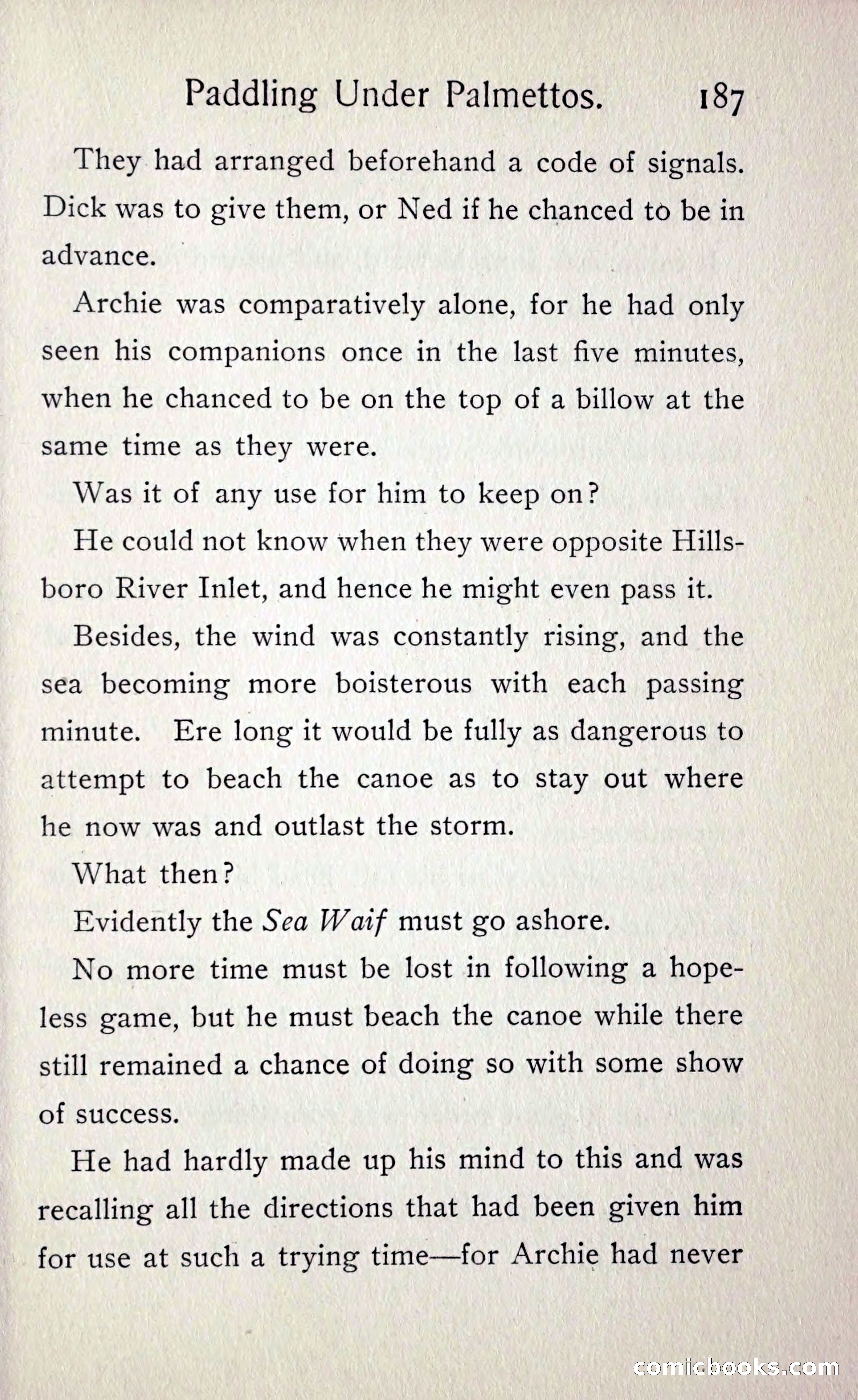Paddling under Palmettos — page 194 of 299
