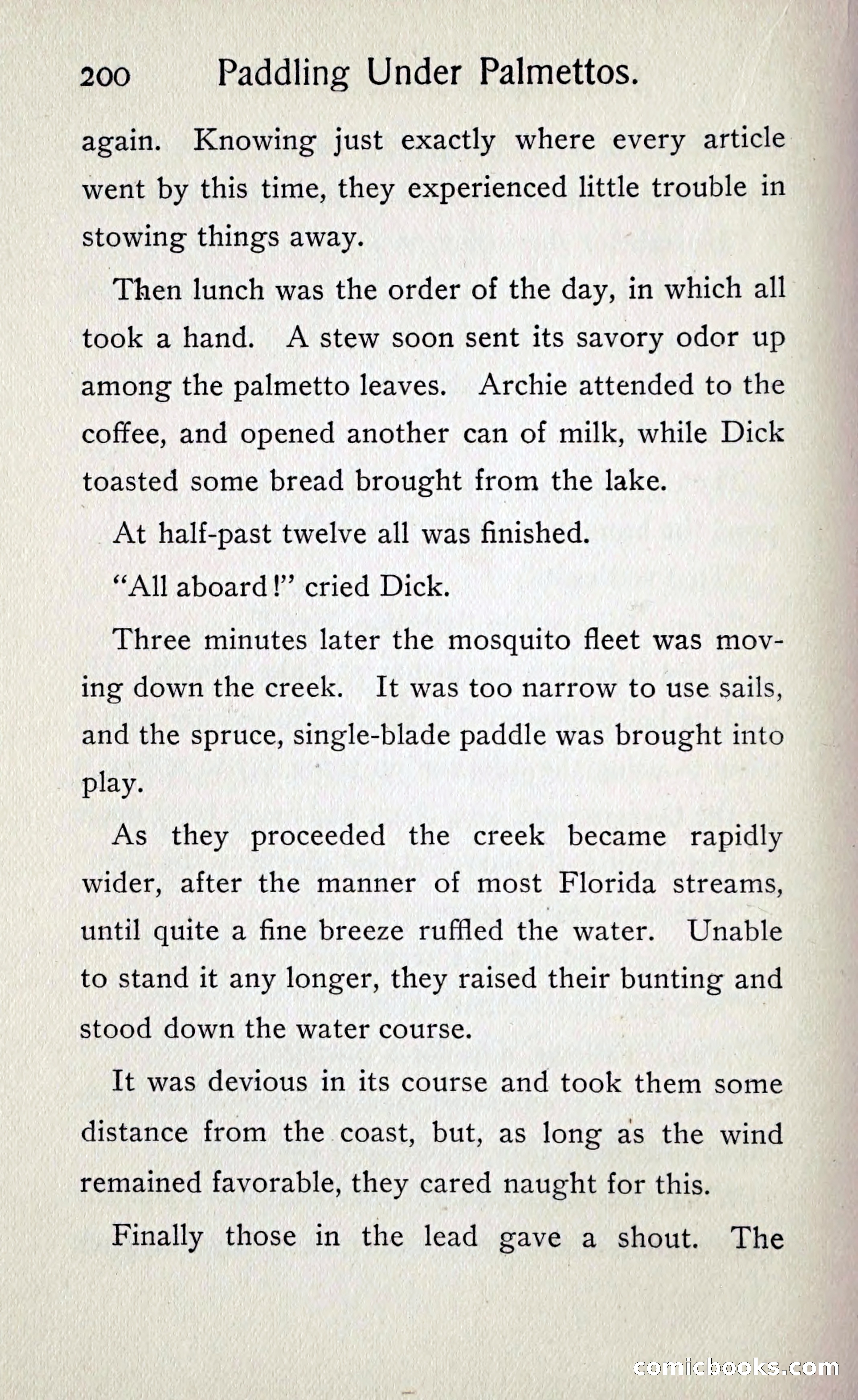 Paddling under Palmettos — page 207 of 299