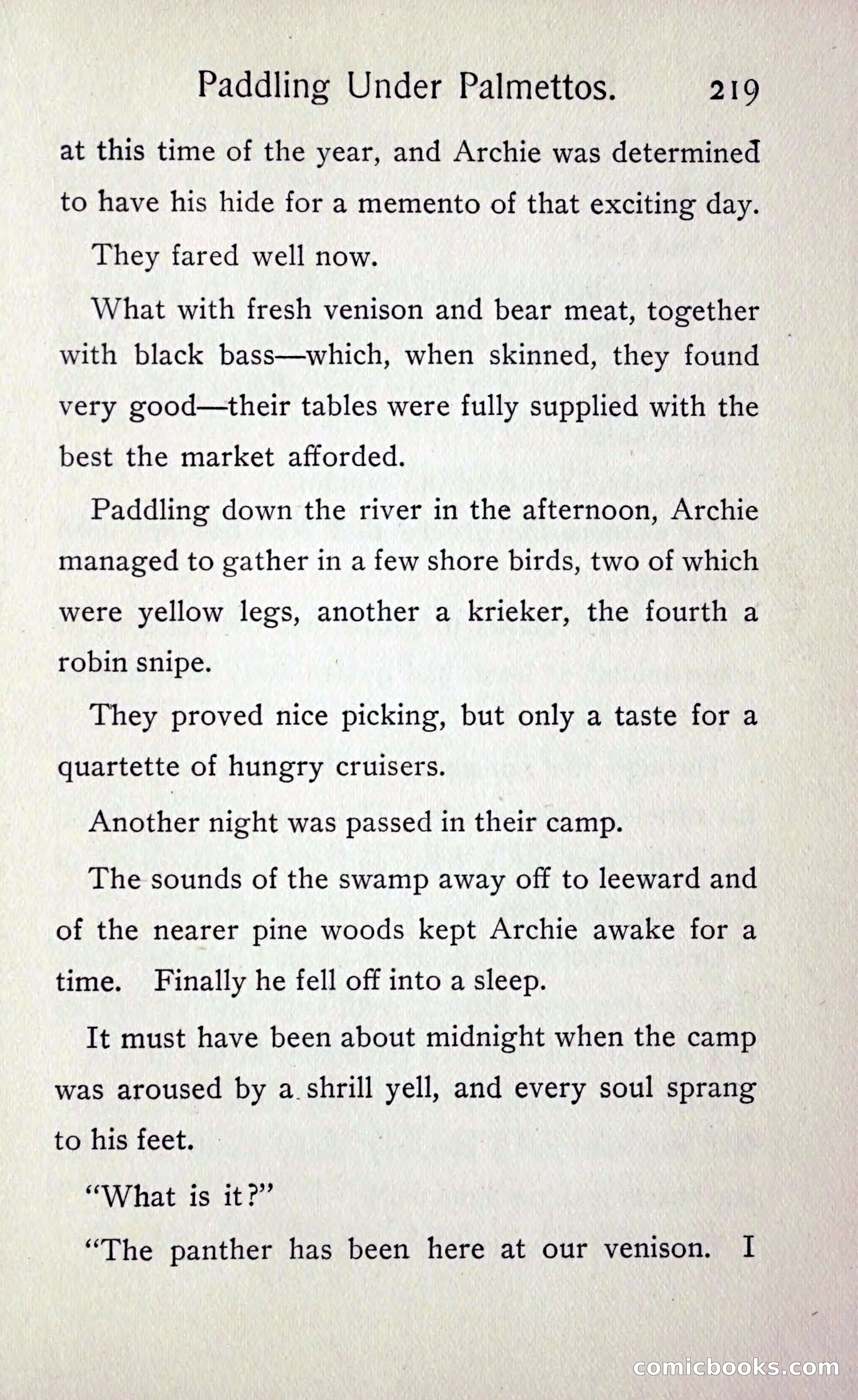 Paddling under Palmettos — page 226 of 299