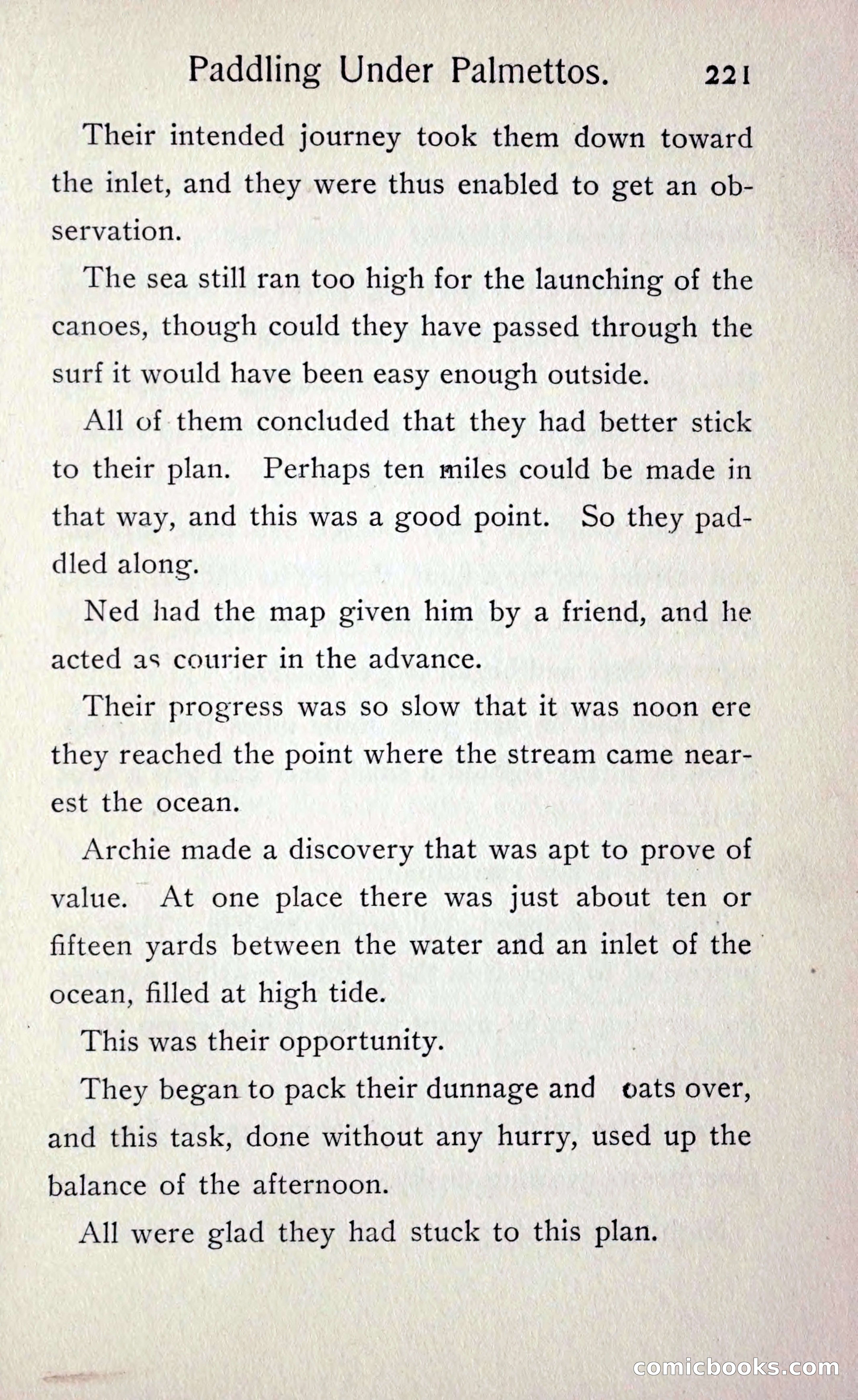 Paddling under Palmettos — page 228 of 299